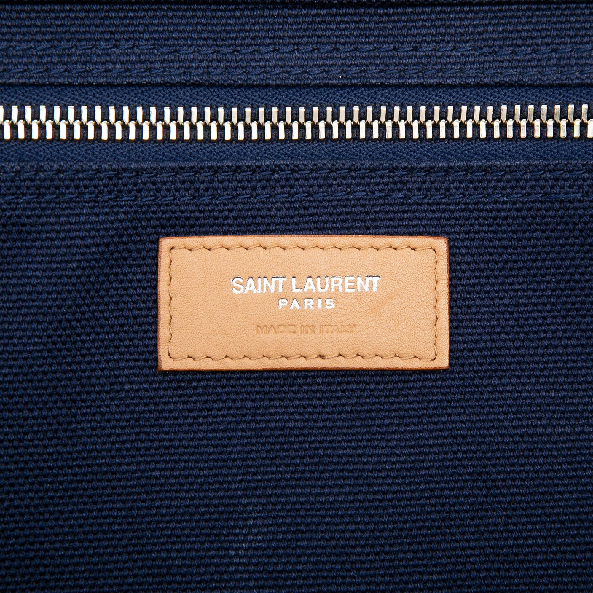 Saint Laurent Paris Large Canvas Rive Gauche Tote Size ONE SIZE - 5 Thumbnail