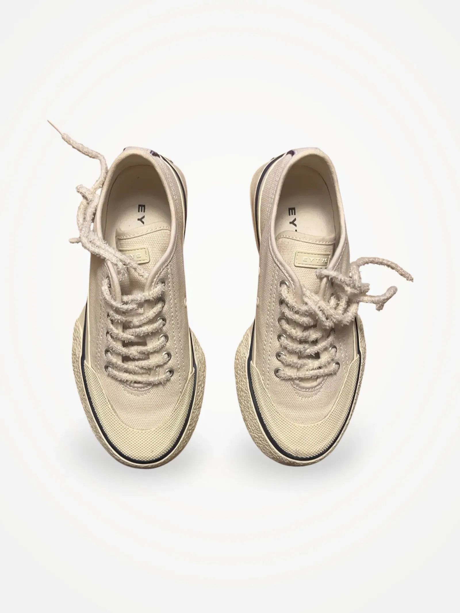 Eytys Eytys Laguna Ecru Sneakers Size US 7 / IT 37 - 2 Thumbnail