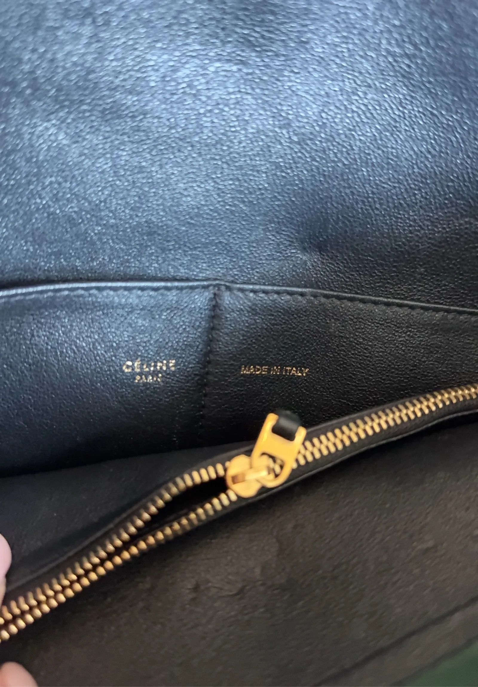 Celine Céline CÉLINE Gourmette Bag Suede Green Crossbody Bag Size ONE SIZE - 2 Thumbnail