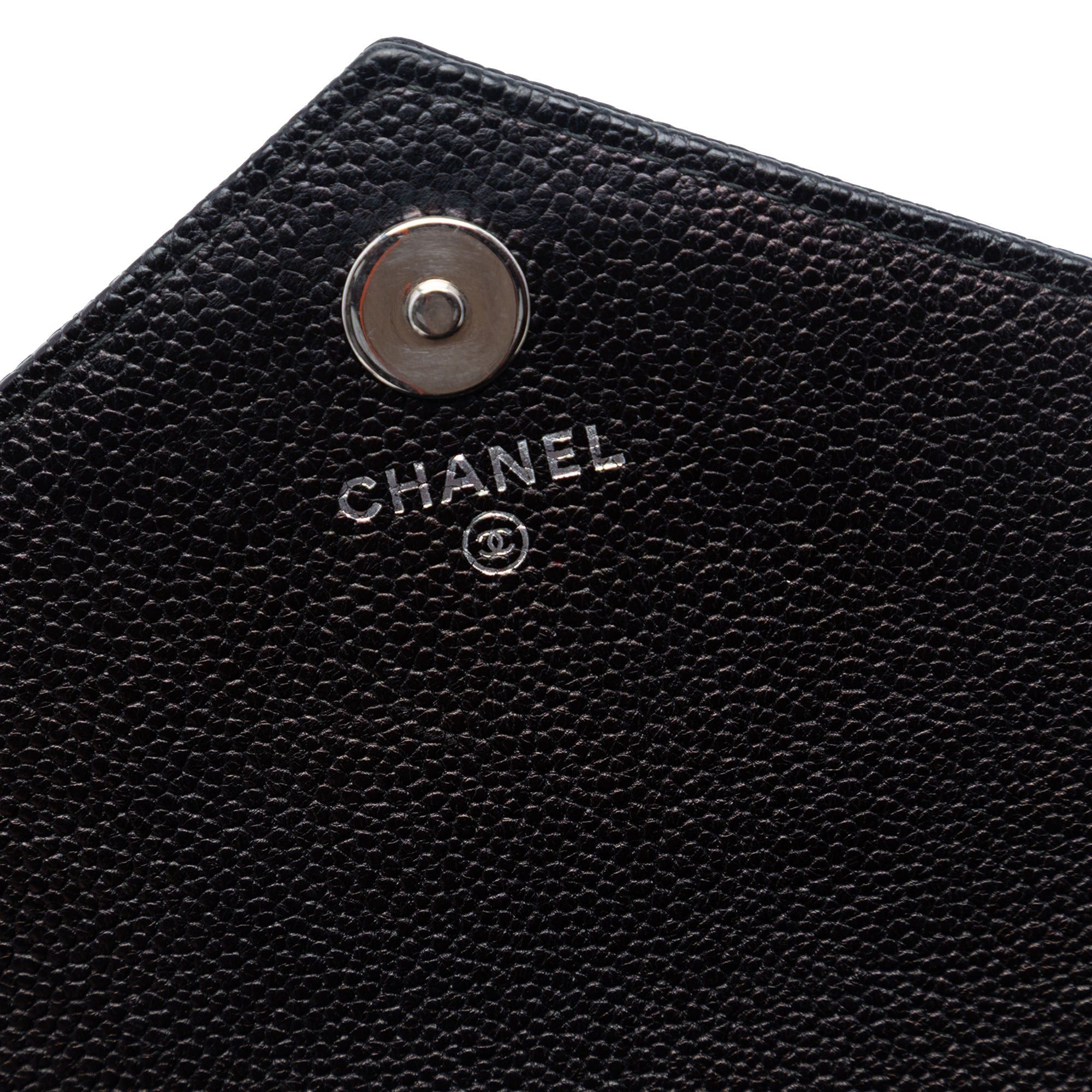 Chanel CC Chevron Caviar Square Wallet On Chain Size ONE SIZE - 5 Thumbnail