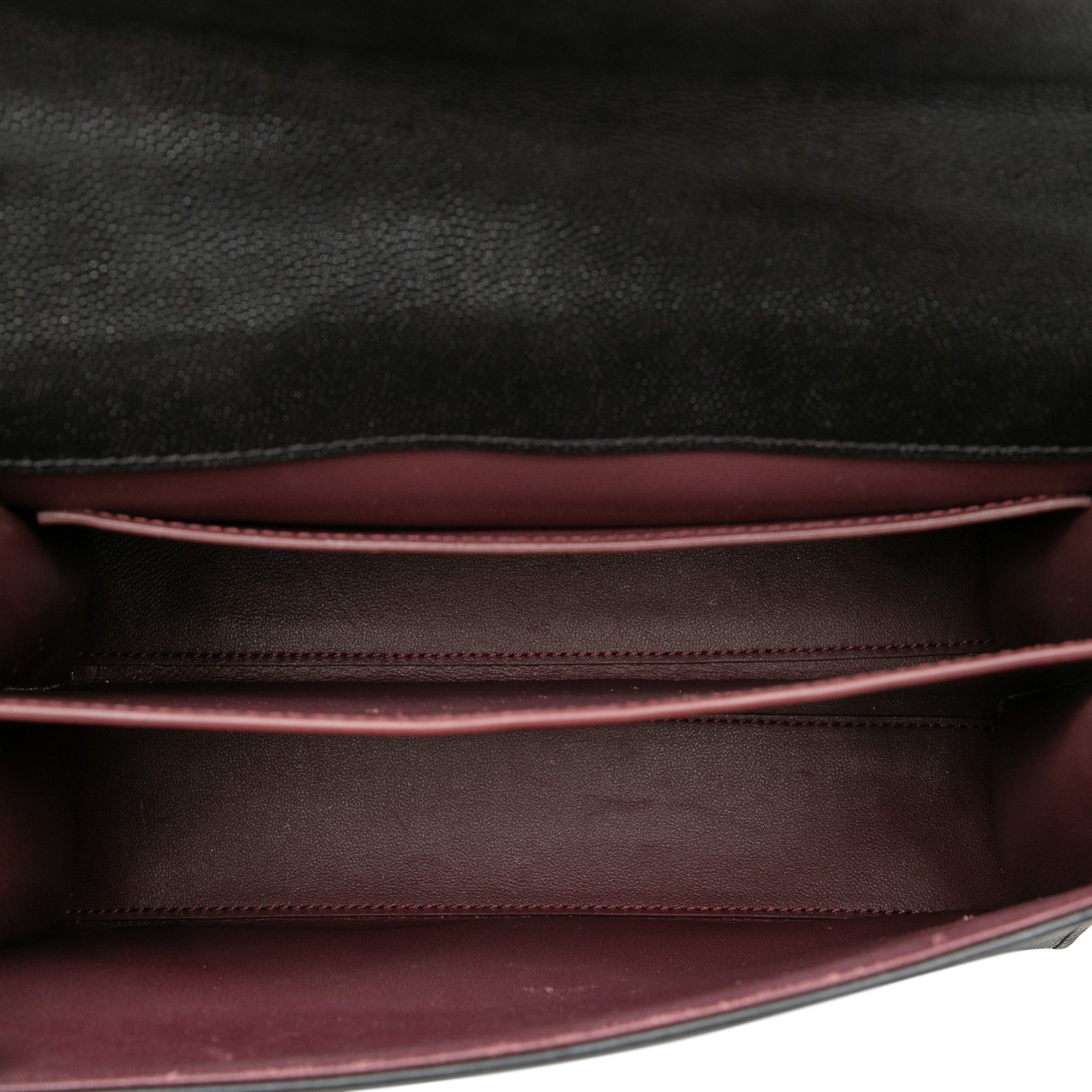 Saint Laurent Paris Medium Grain de Poudre Classic Monogram Cassandra Top Handle Bag Size ONE SIZE - 4 Thumbnail