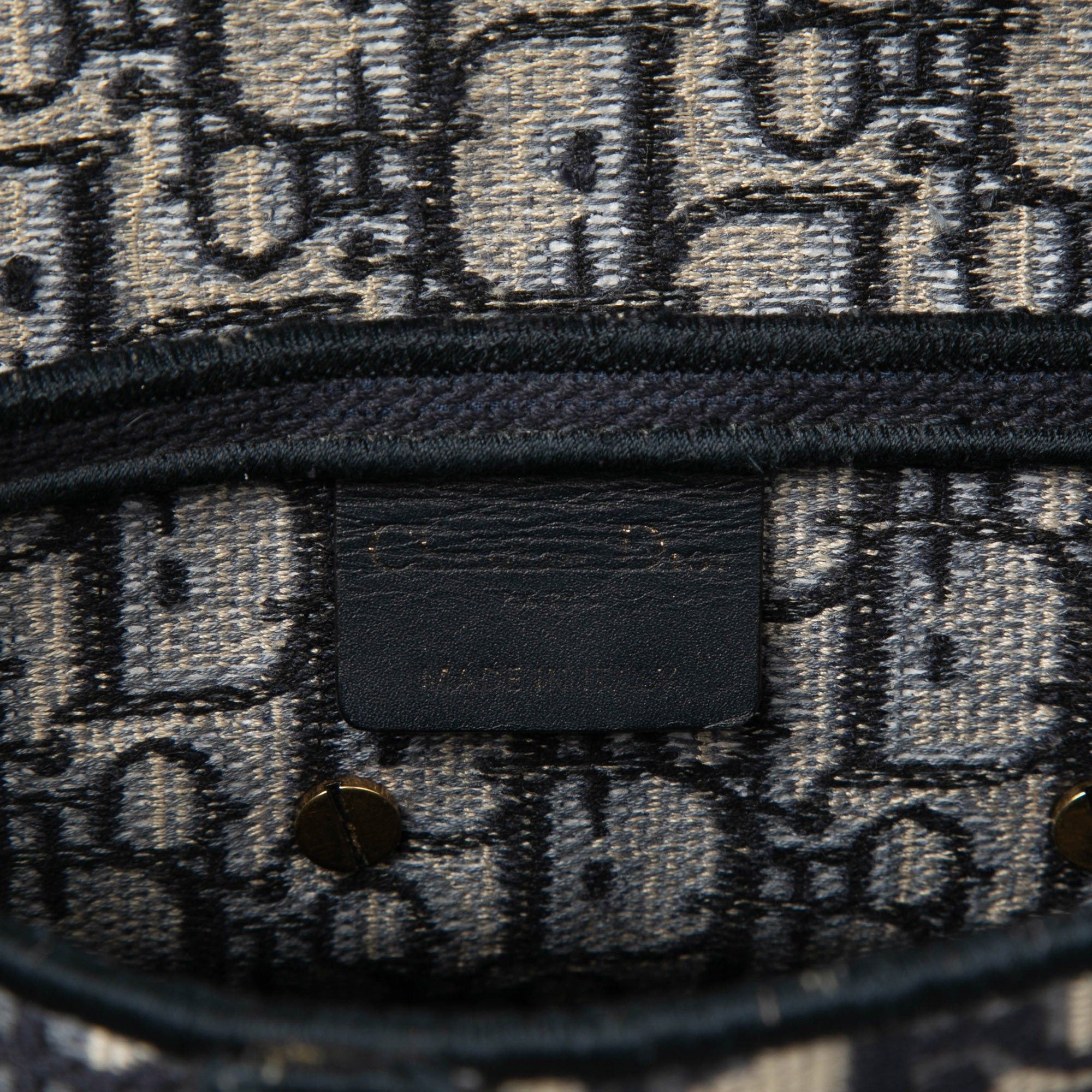 Dior Oblique Embroidered Canvas Saddle Bag Size ONE SIZE - 5 Thumbnail