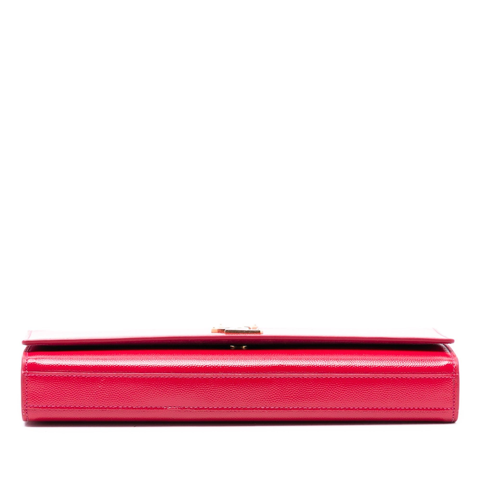 Saint Laurent Paris Grain de Poudre Monogram Cassandre Clutch Size ONE SIZE - 3 Thumbnail