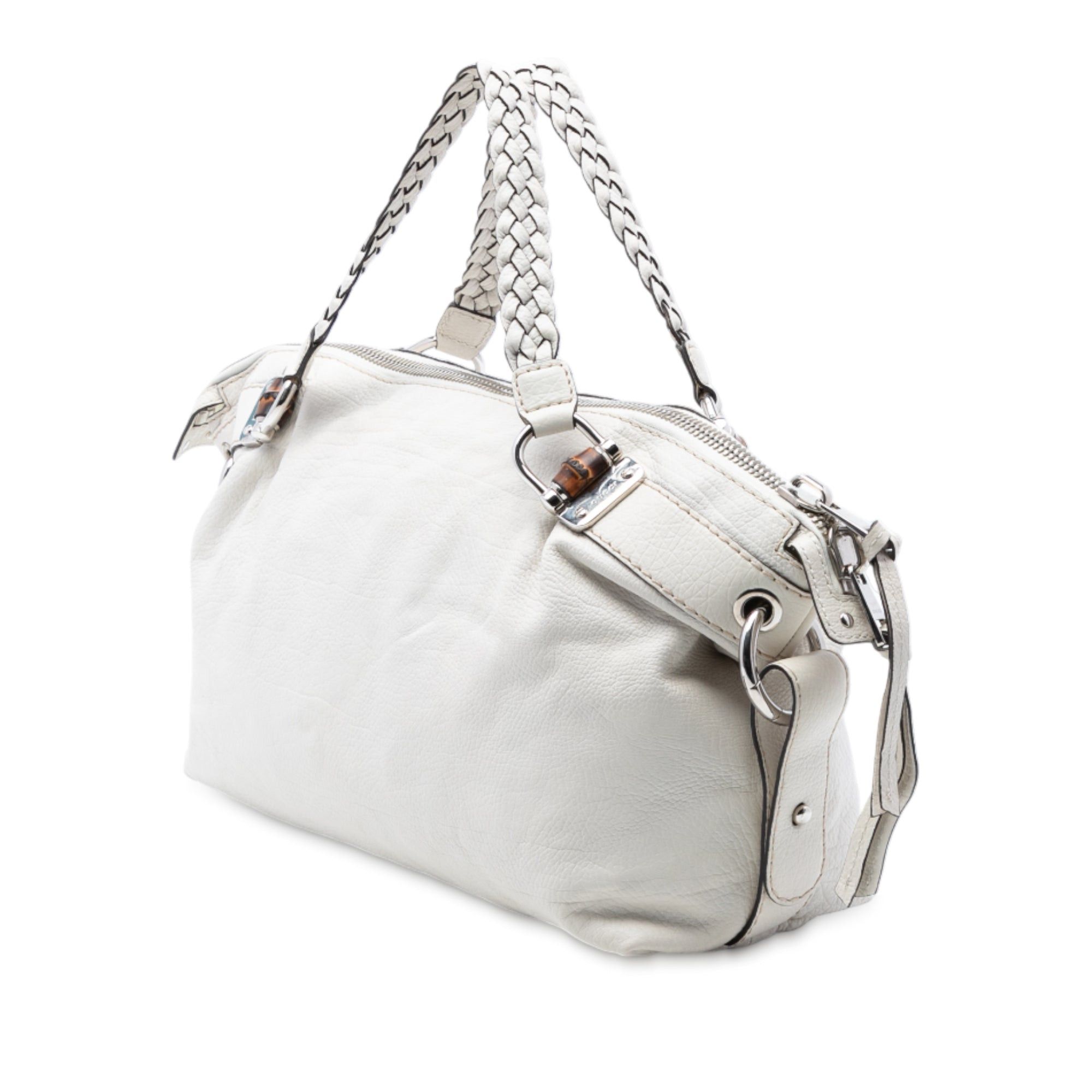 Gucci Medium Leather Bamboo Bar Tote Size ONE SIZE - 2 Thumbnail