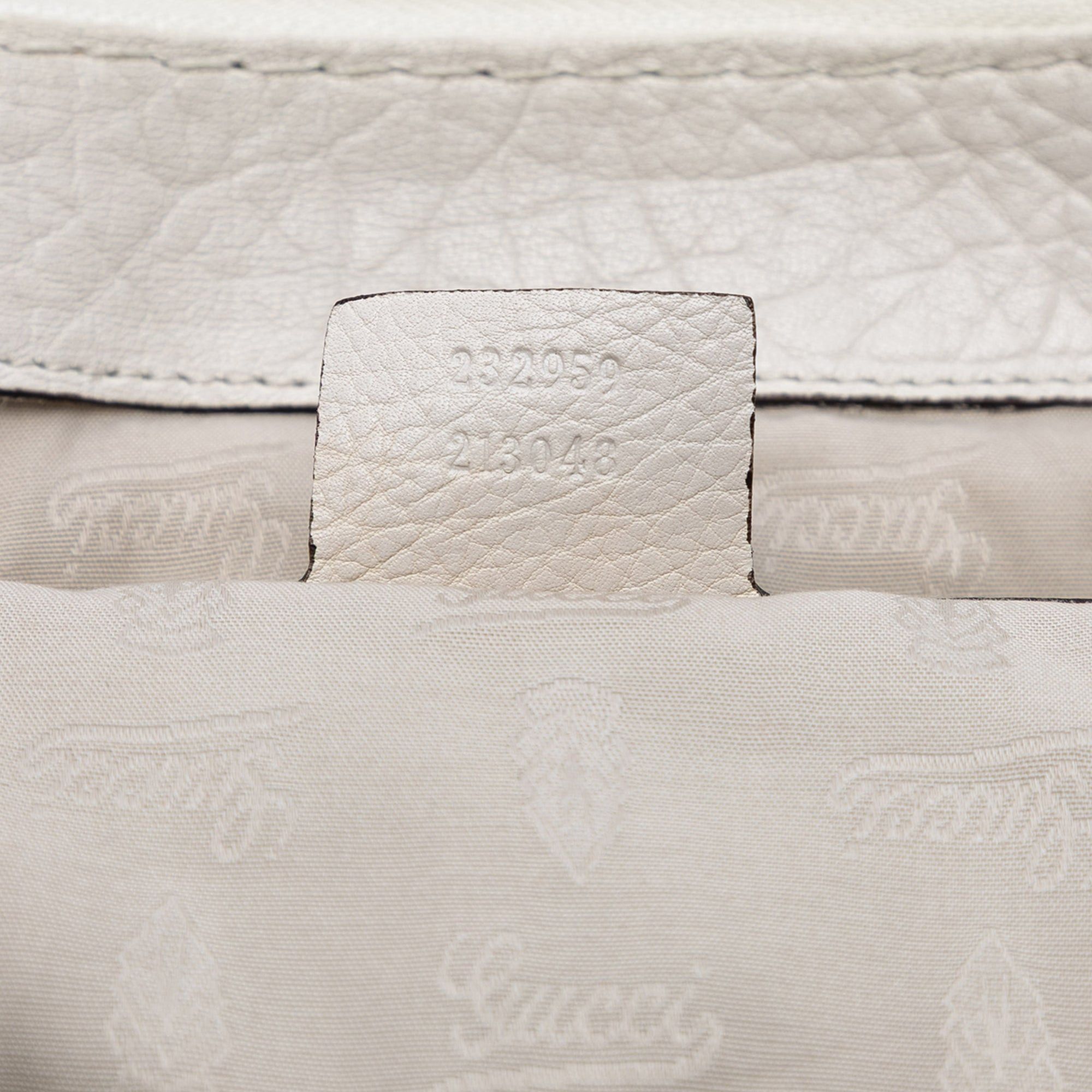Gucci Medium Leather Bamboo Bar Tote Size ONE SIZE - 6 Thumbnail