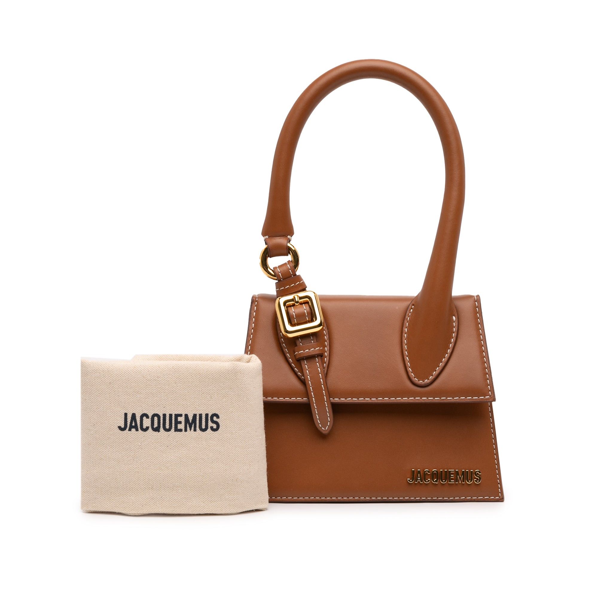 Jacquemus Leather Le Chiquito Moyen Boucle Size ONE SIZE - 11 Thumbnail