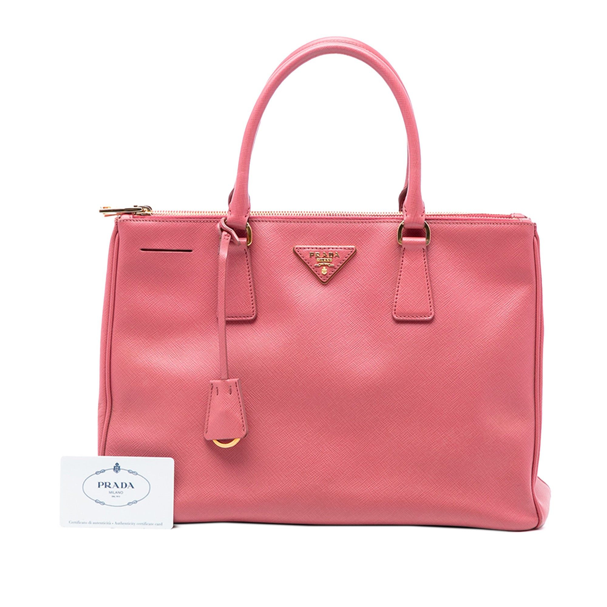 Prada Medium Saffiano Lux Galleria Double Zip Satchel Size ONE SIZE - 7 Thumbnail