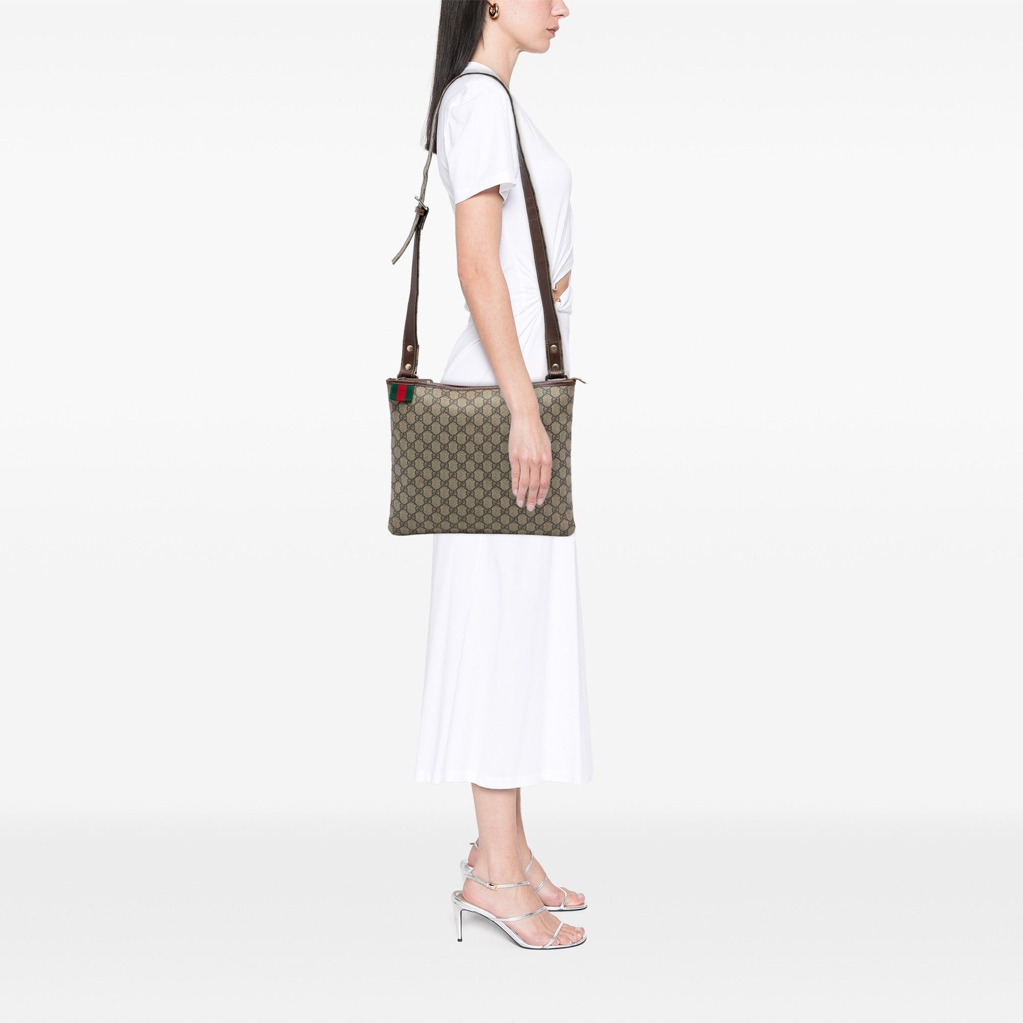 Gucci GG Supreme Web Crossbody Size ONE SIZE - 7 Thumbnail