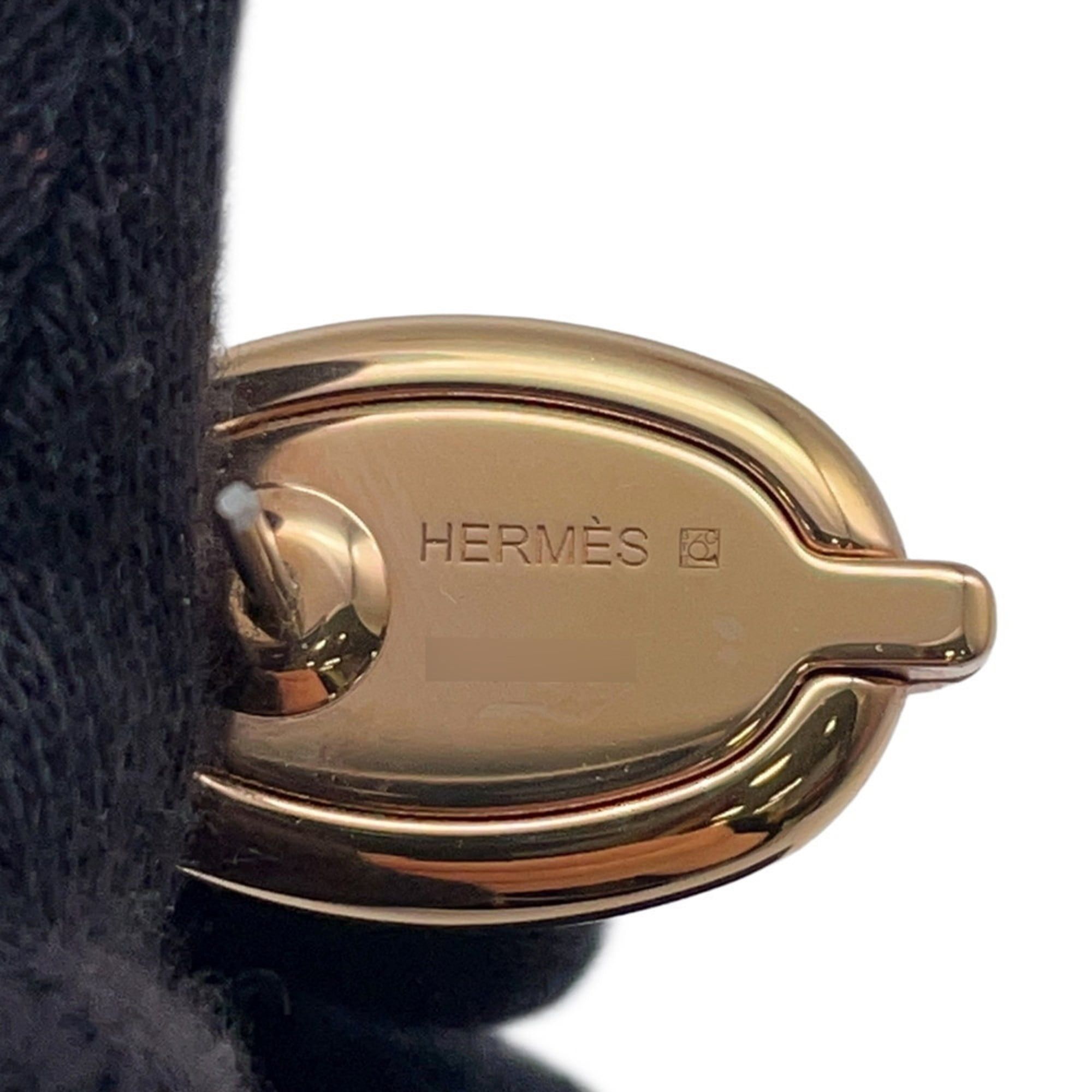 Hermes Hermes Earrings Mini Maillon Crème Pink HERMES Size ONE SIZE - 8 Thumbnail
