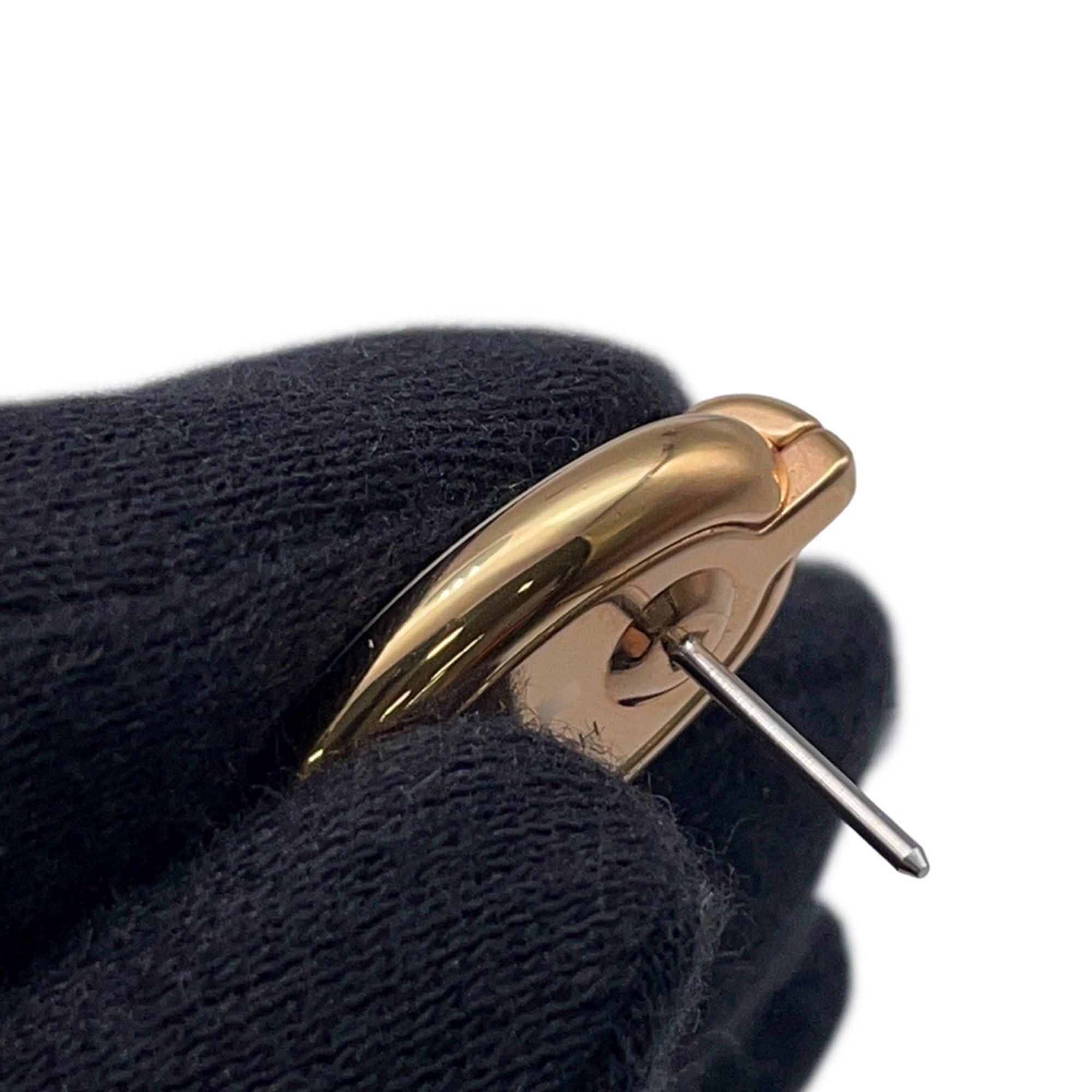 Hermes Hermes Earrings Mini Maillon Crème Pink HERMES Size ONE SIZE - 6 Thumbnail
