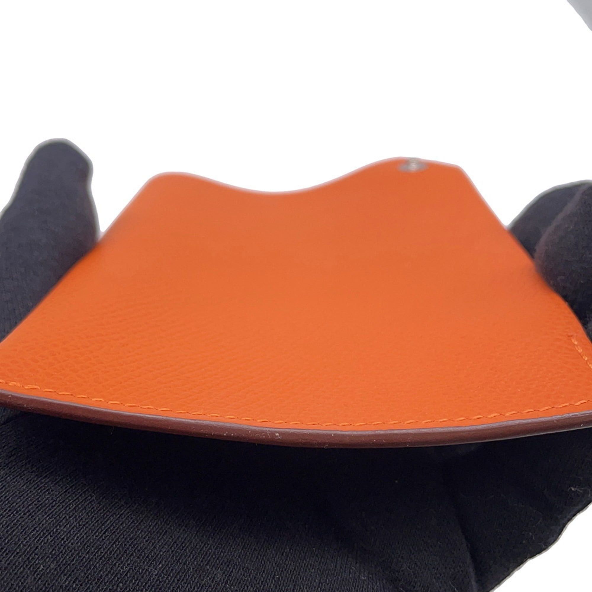 Hermes Tarmac PM Hat Hermes Epsom Tarmac Dot PM Passport Holder Bleu Zanzibar  main image 3
