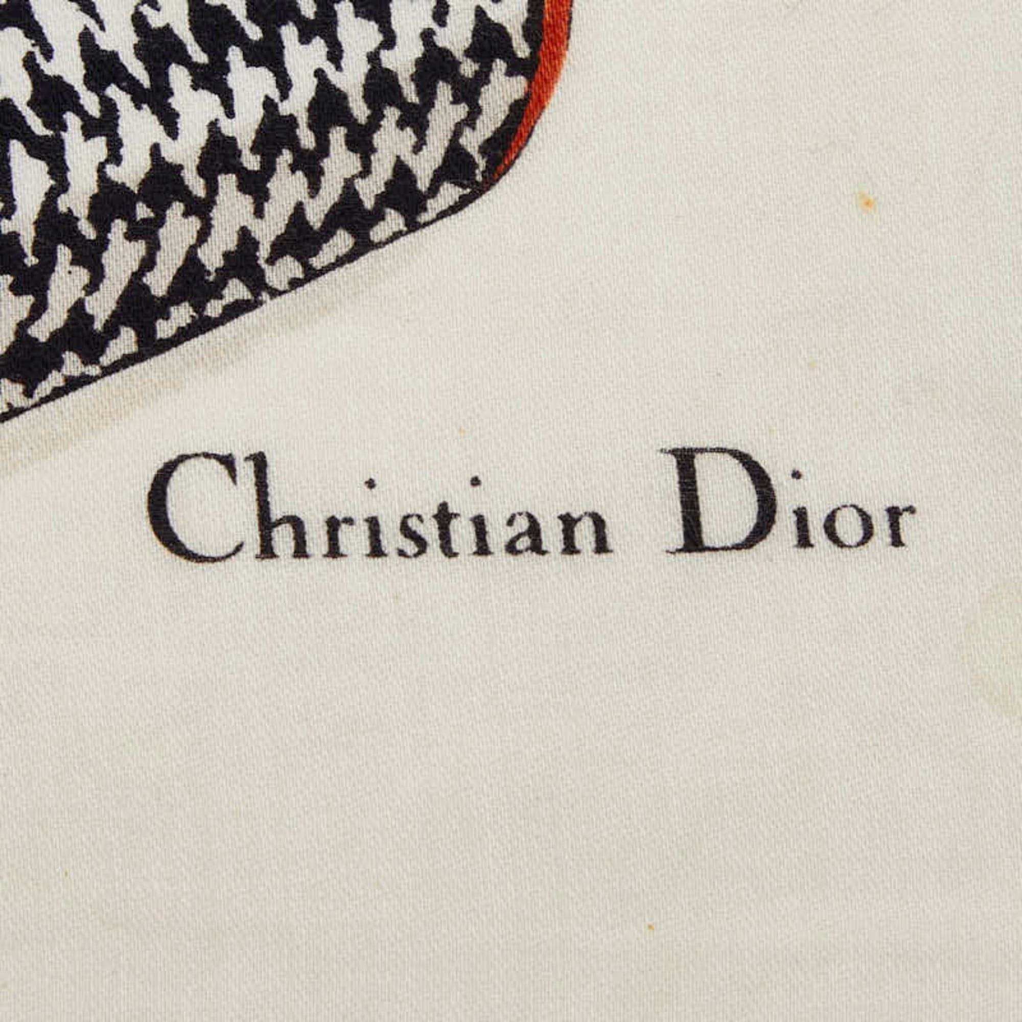 Dior Christian Dior Dior Scarf Muffler White Multicolor Women's Size ONE SIZE - 6 Thumbnail