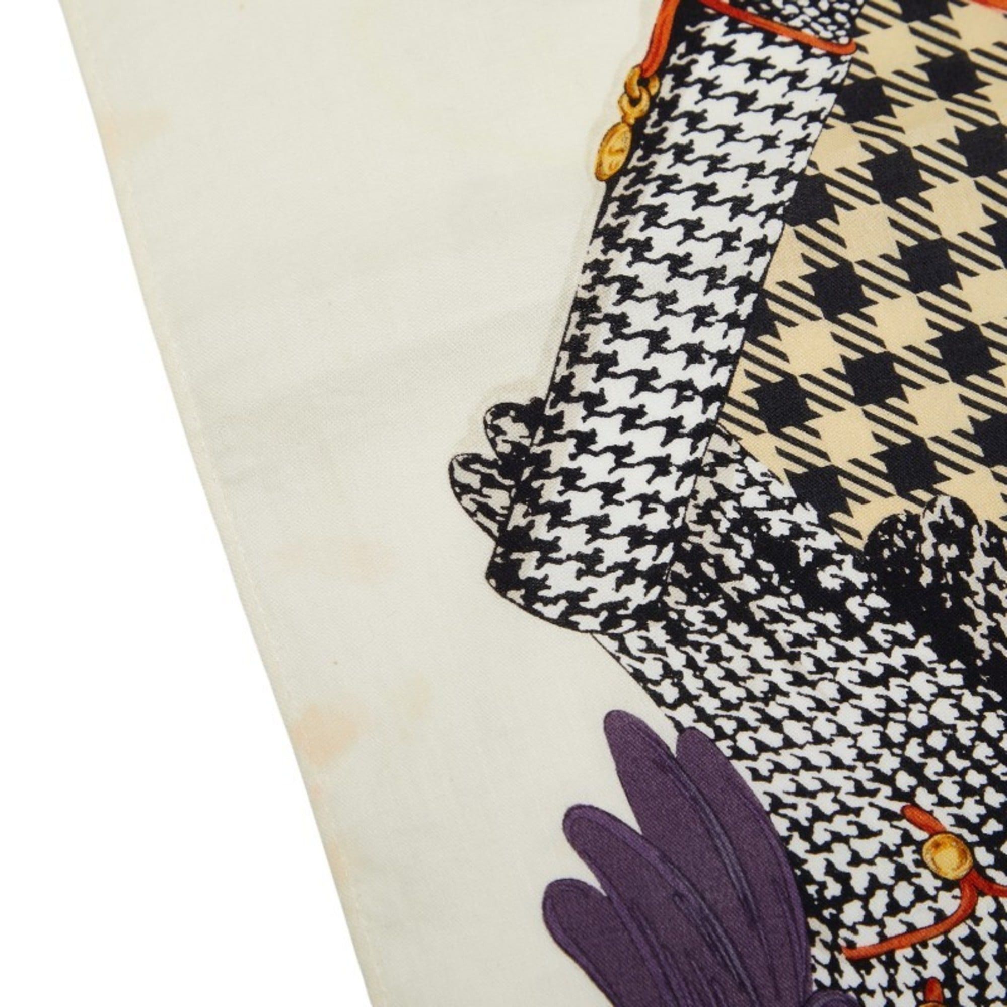Dior Christian Dior Dior Scarf Muffler White Multicolor Women's Size ONE SIZE - 4 Thumbnail