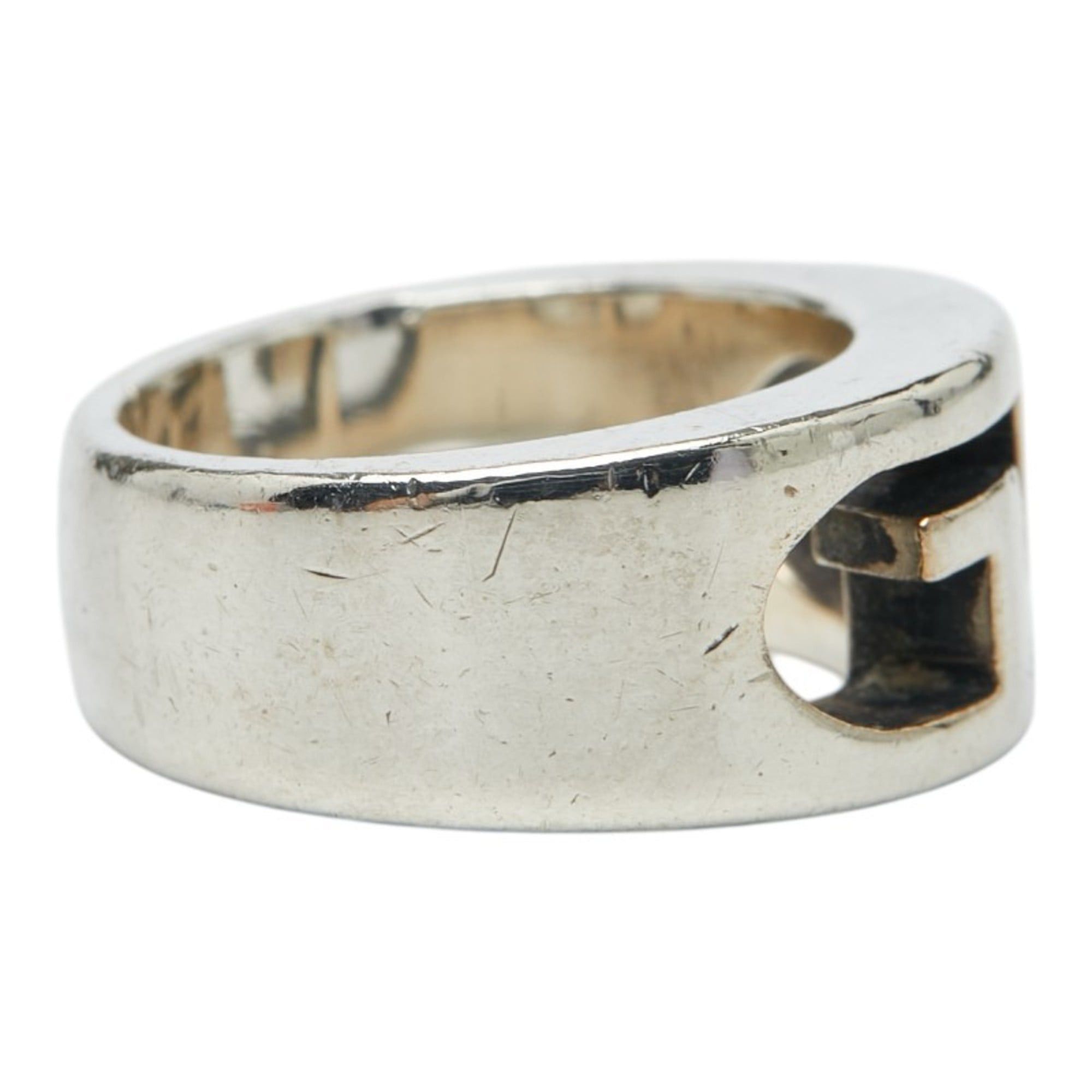 Gucci Gucci Double G Logo Ring, Size #7, Silver (SV925), Women's GUCCI Size ONE SIZE - 4 Thumbnail