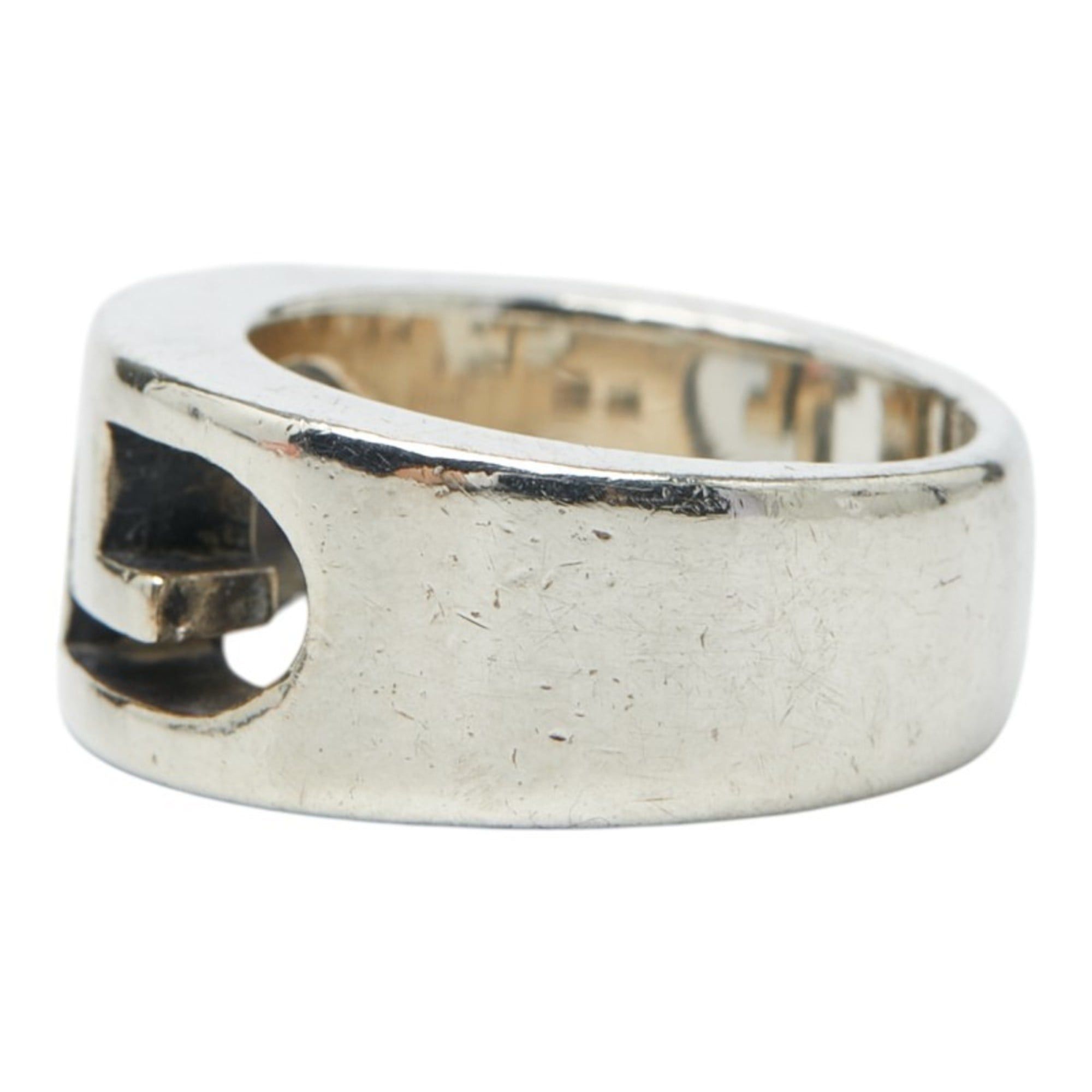 Gucci Gucci Double G Logo Ring, Size #7, Silver (SV925), Women's GUCCI Size ONE SIZE - 3 Thumbnail