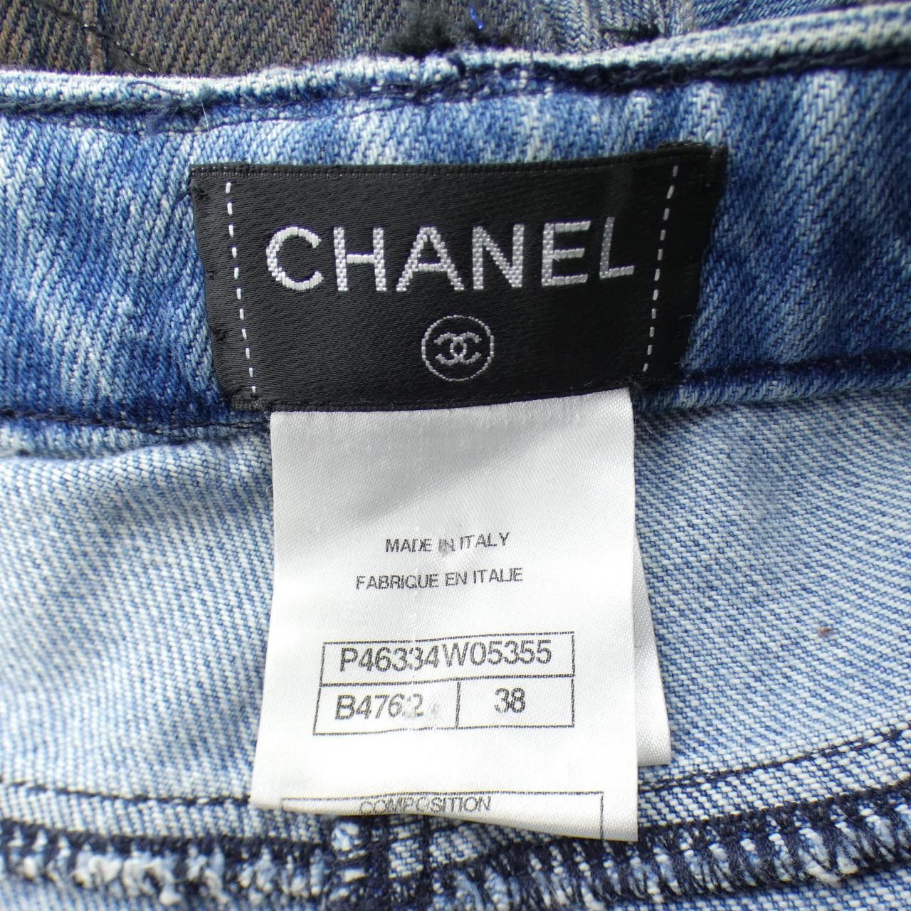 Chanel Chanel Chanel Jeans Textile Jeans P46334W05355 DUTY FREE for USA Size ONE SIZE - 4 Thumbnail