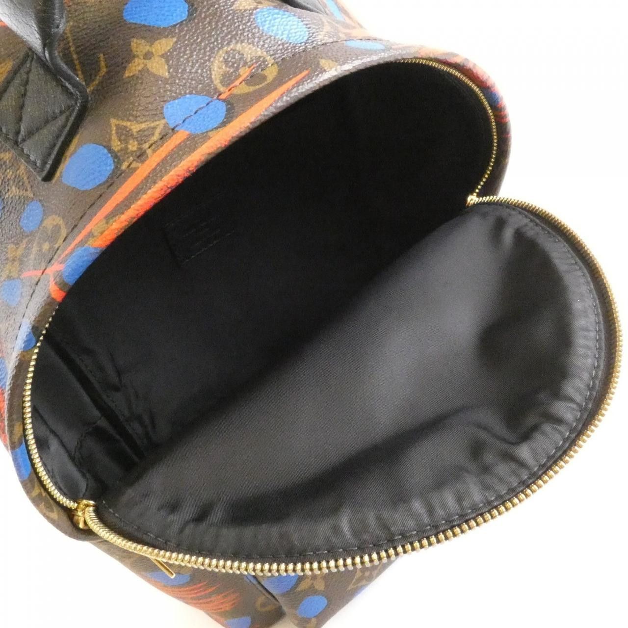 Louis Vuitton Louis Vuitton Louis Vuitton Monogram Summer Jungle Dot Palm Springs Backpack Textile Backpack M41980 DUTY FREE for USA Size ONE SIZE - 9 Thumbnail