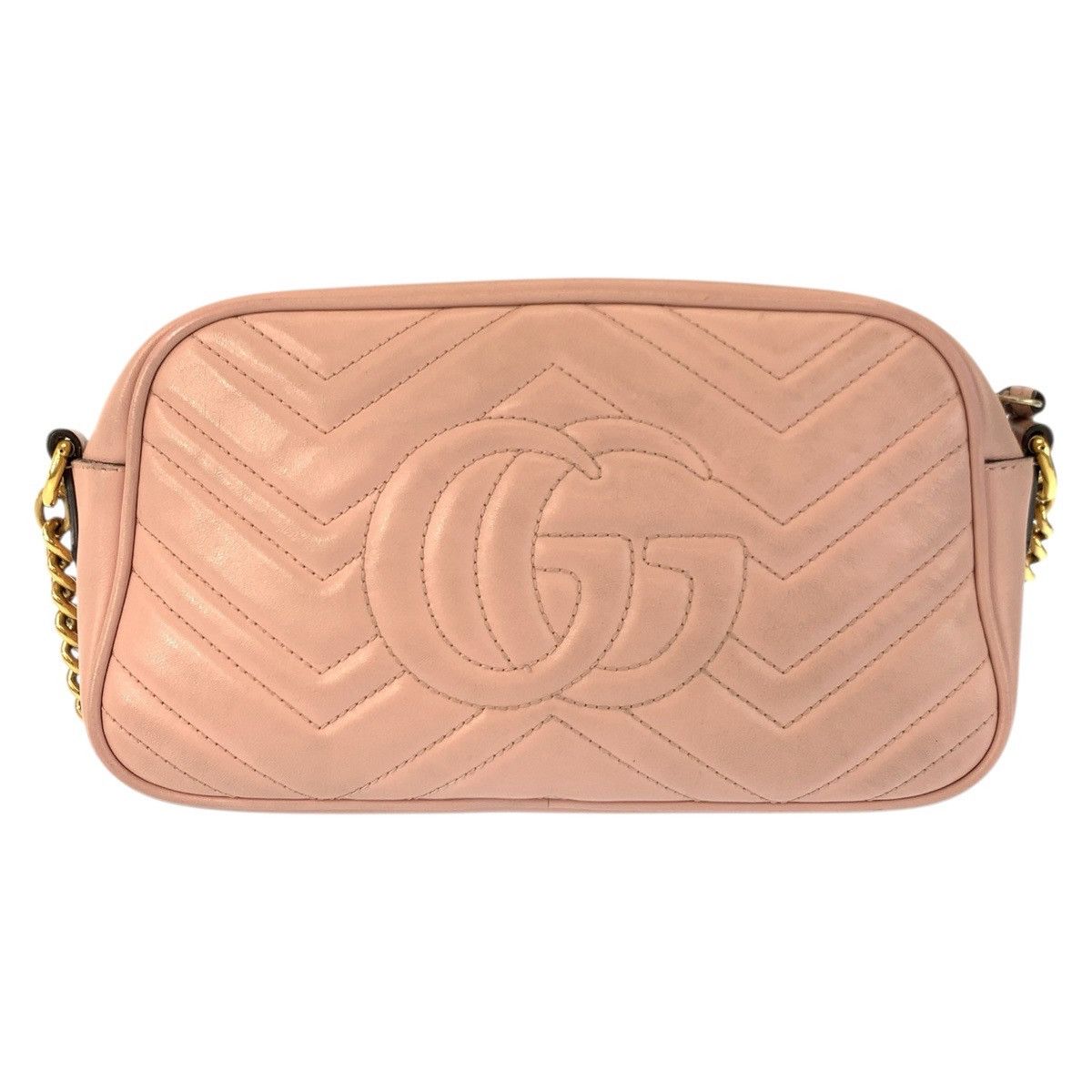 Gucci Gucci Gucci GG Marmont Leather Shoulder Bag Leather Shoulder Bag 447632 DUTY FREE for USA Size ONE SIZE - 2 Thumbnail