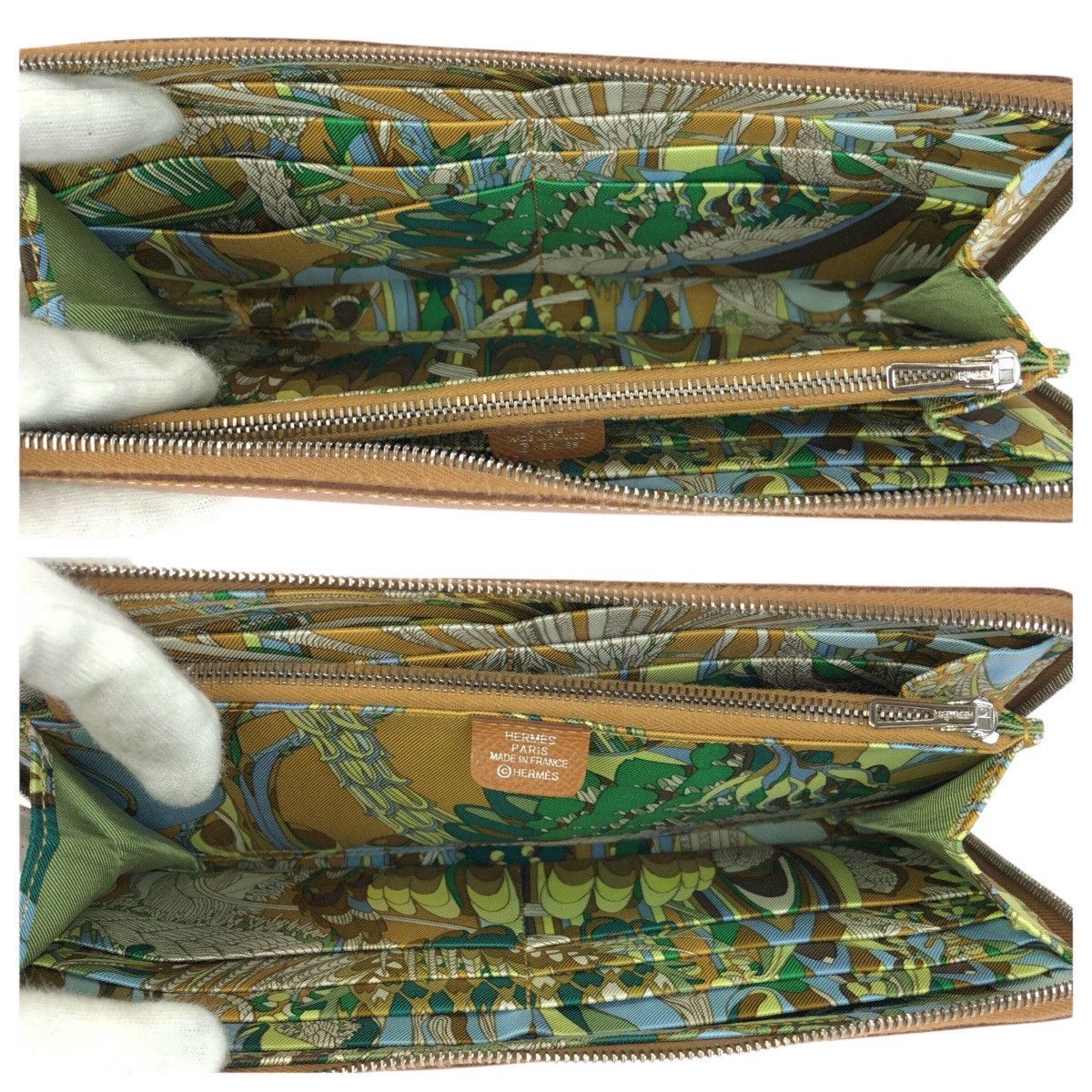 Hermes Hermes Hermes Azap Long Silk In Calfskin Long Wallet Leather Long Wallet Y DUTY FREE for USA Size ONE SIZE - 9 Thumbnail