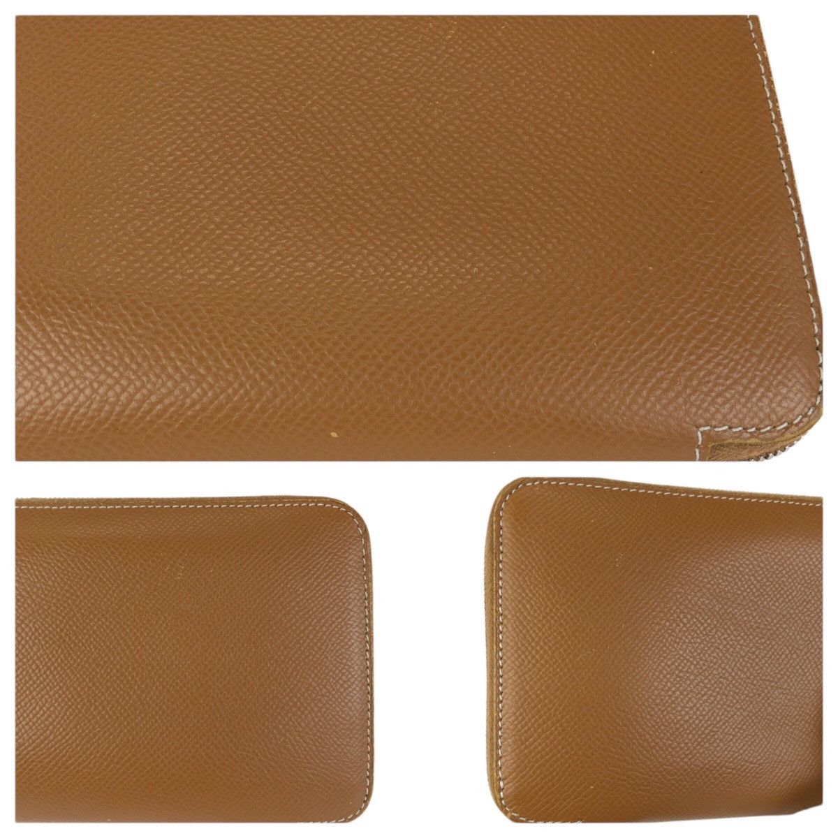 Hermes Hermes Hermes Azap Long Silk In Calfskin Long Wallet Leather Long Wallet Y DUTY FREE for USA Size ONE SIZE - 6 Thumbnail