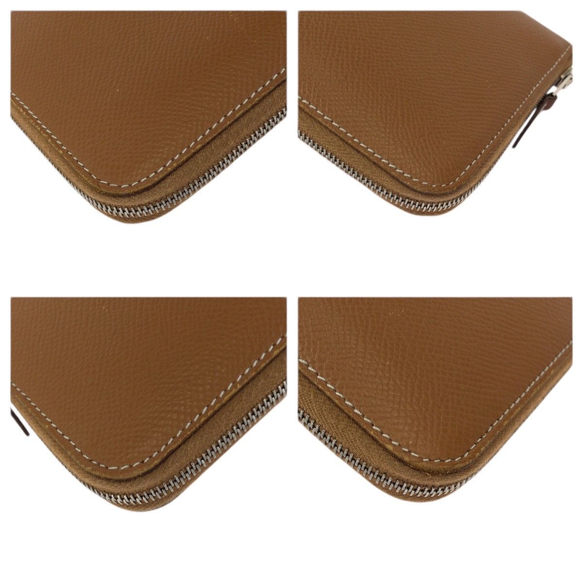Hermes Hermes Hermes Azap Long Silk In Calfskin Long Wallet Leather Long Wallet Y DUTY FREE for USA Size ONE SIZE - 3 Thumbnail