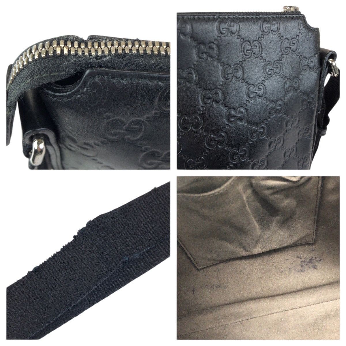 Gucci Gucci Gucci Guccissima Leather Shoulder Bag Leather Shoulder Bag 406408 DUTY FREE for USA Size ONE SIZE - 6 Thumbnail