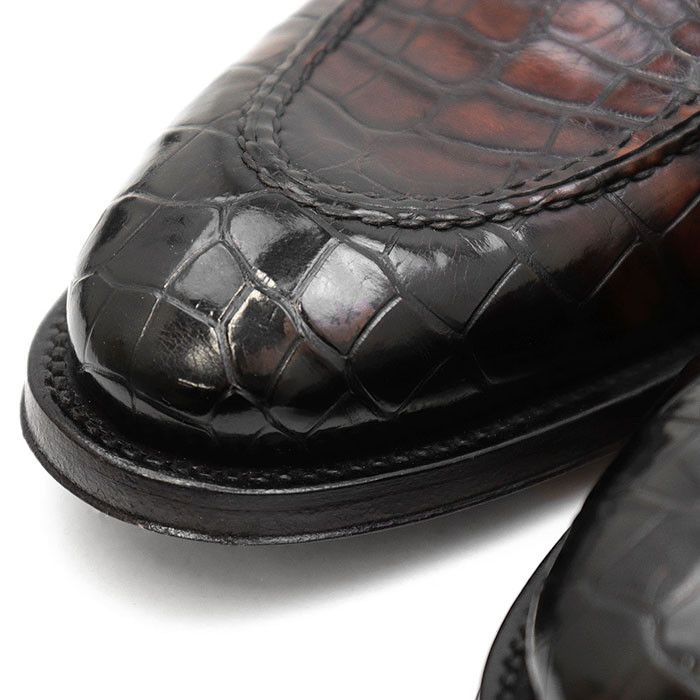 Louis Vuitton Louis Vuitton Louis Vuitton Crocodile Loafers Leather Shoes DUTY FREE for USA Size ONE SIZE - 4 Thumbnail