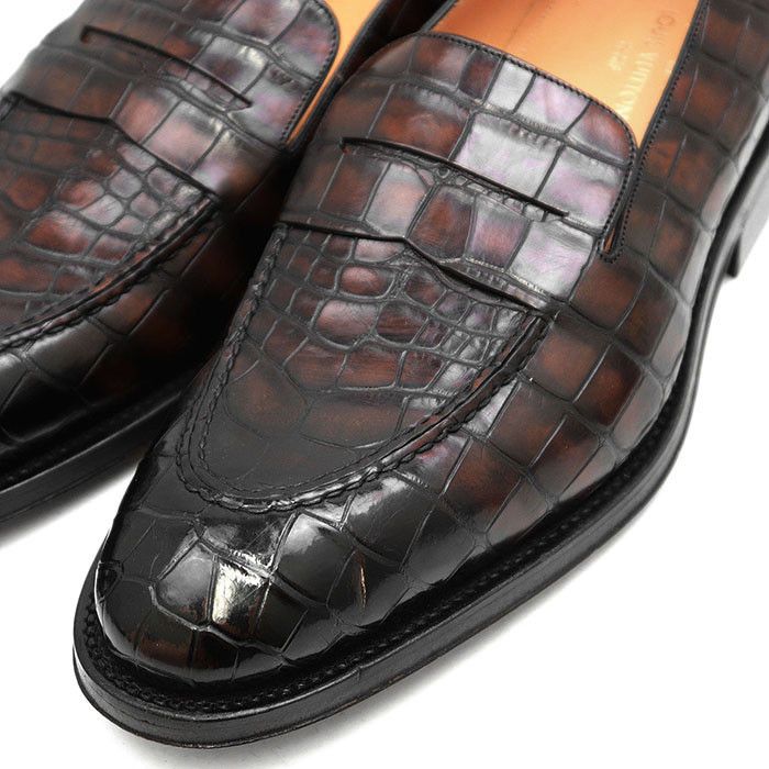 Louis Vuitton Louis Vuitton Louis Vuitton Crocodile Loafers Leather Shoes DUTY FREE for USA Size ONE SIZE - 2 Thumbnail