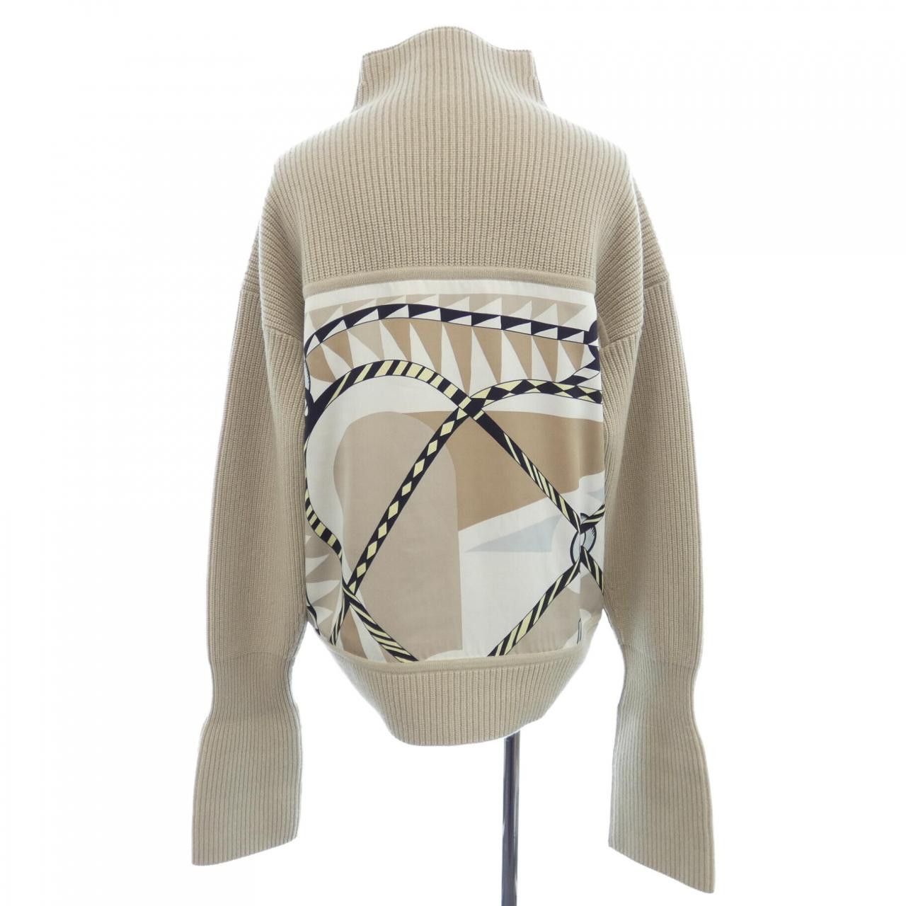 Hermes Hermes Hermes FIGURE ARTISTIQUE cashmere blend knit Textile Tops DUTY FREE for USA Size ONE SIZE - 2 Thumbnail