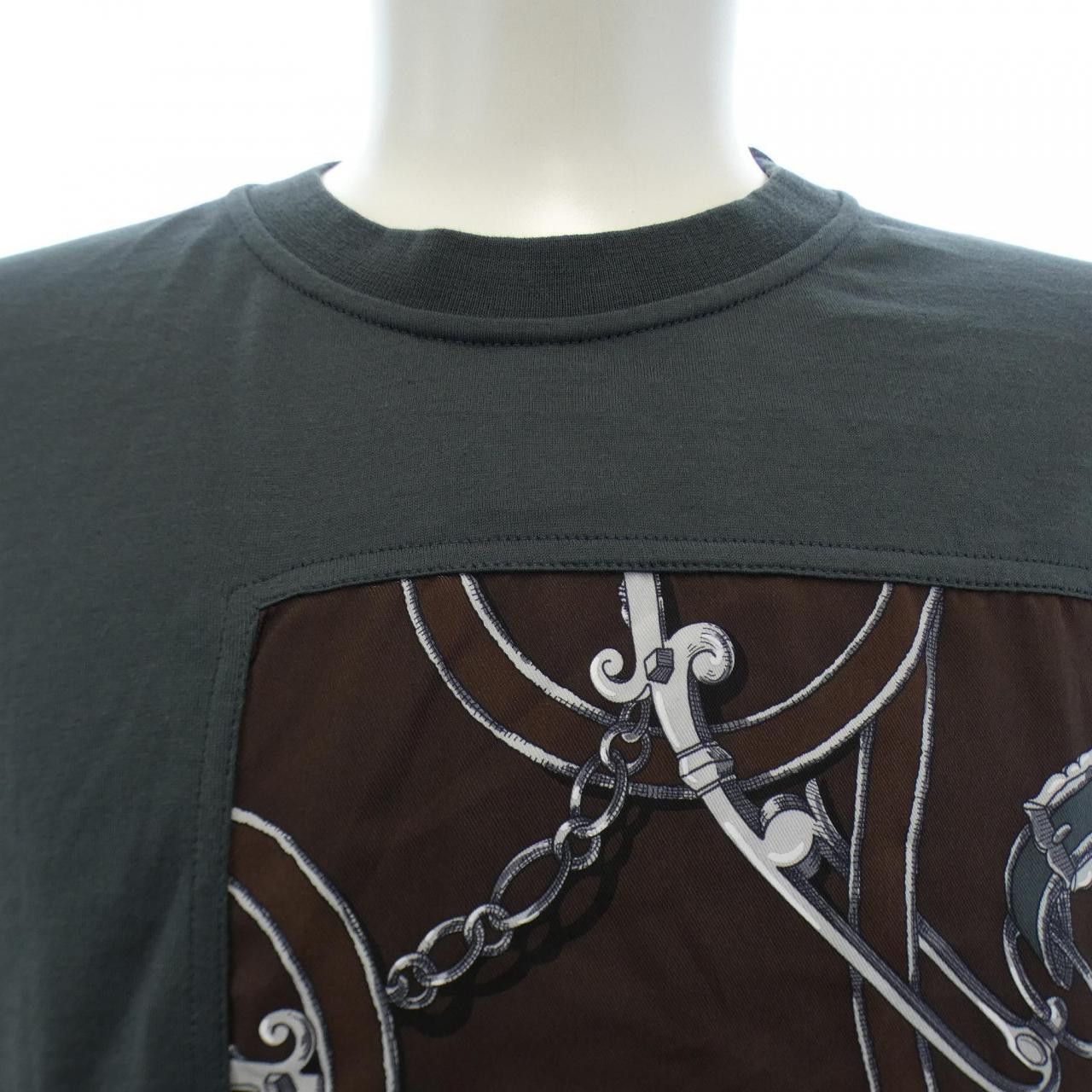 Hermes Hermes Hermes L Size T Shirt Textile T-Shirts DUTY FREE for USA Size ONE SIZE - 5 Thumbnail