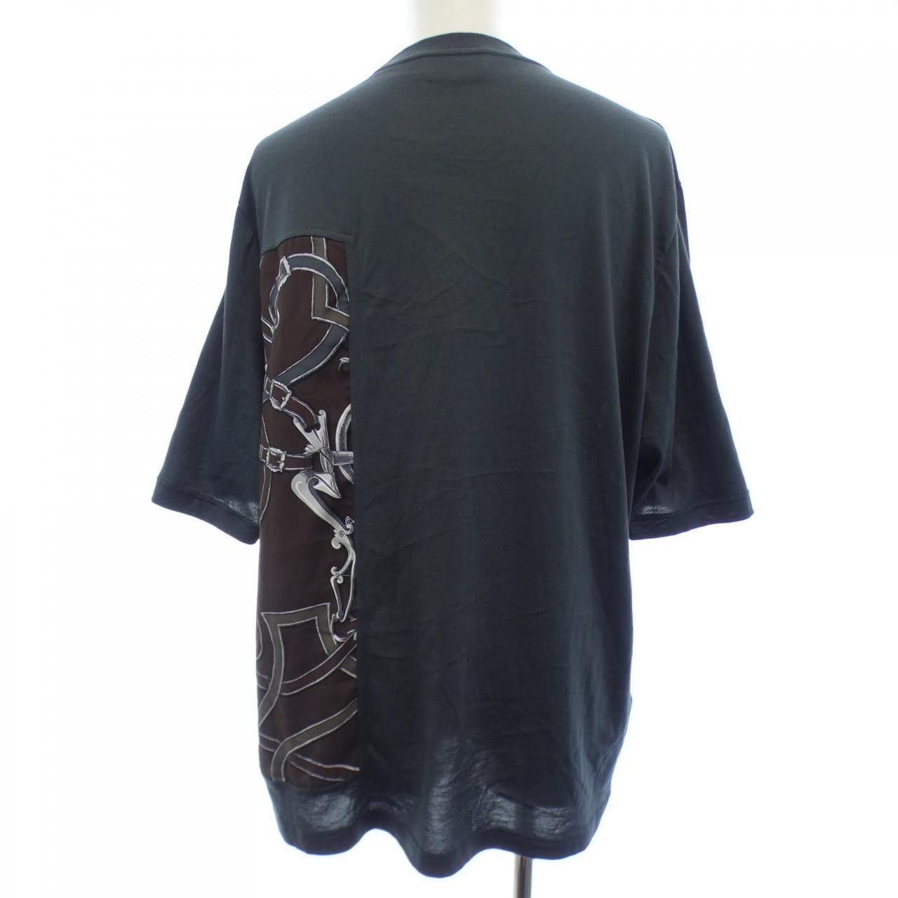 Hermes Hermes Hermes L Size T Shirt Textile T-Shirts DUTY FREE for USA Size ONE SIZE - 2 Thumbnail