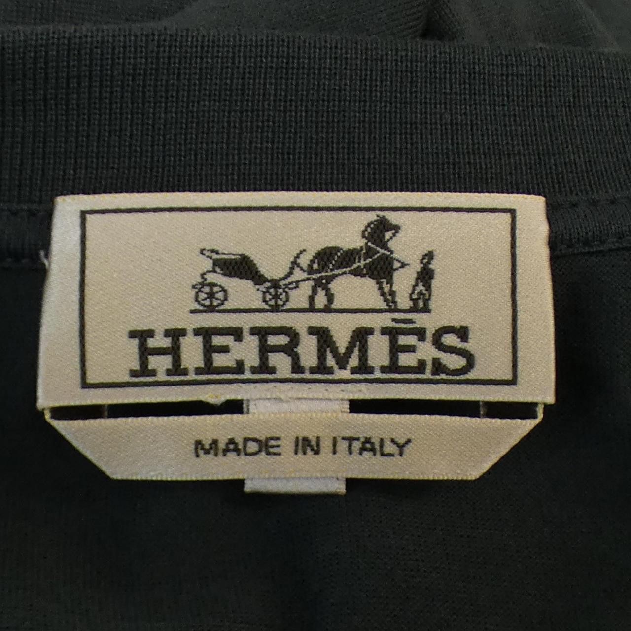 Hermes Hermes Hermes L Size T Shirt Textile T-Shirts DUTY FREE for USA Size ONE SIZE - 4 Thumbnail