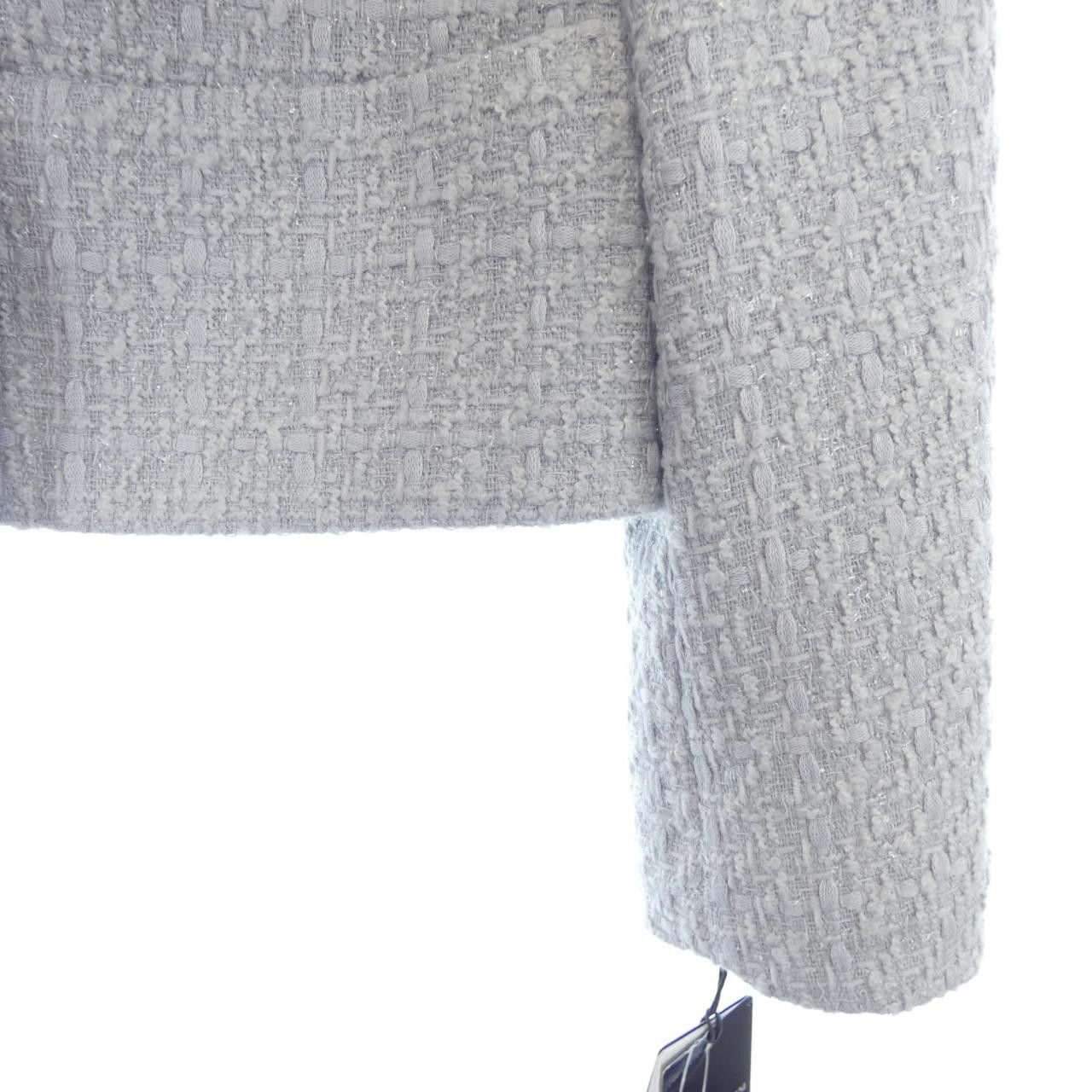 Emporio Armani Emporio Armani Emporio Armani Collarless Jacket Textile Outerwear DUTY FREE for USA Size ONE SIZE - 6 Thumbnail
