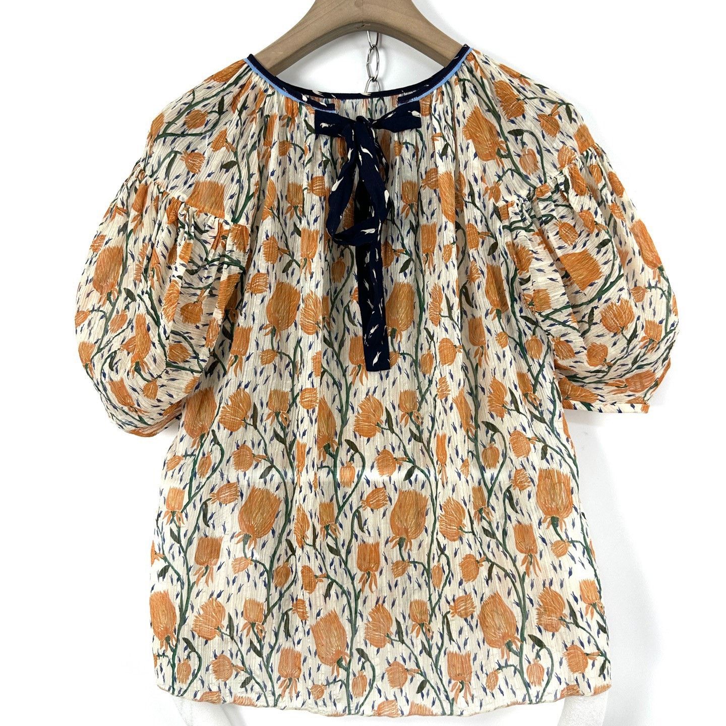 Chloe Chloe Tulip Print Short-Sleeve Top Size XXS / US 00 / IT 34 - 2 Thumbnail