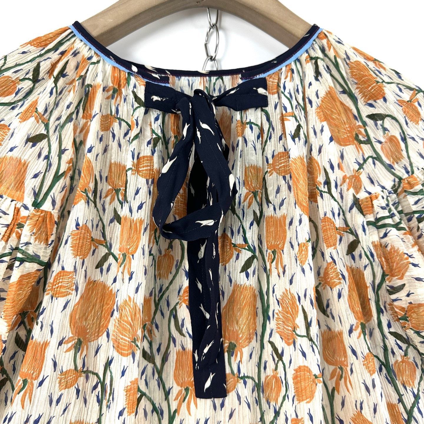 Chloe Chloe Tulip Print Short-Sleeve Top Size XXS / US 00 / IT 34 - 6 Thumbnail