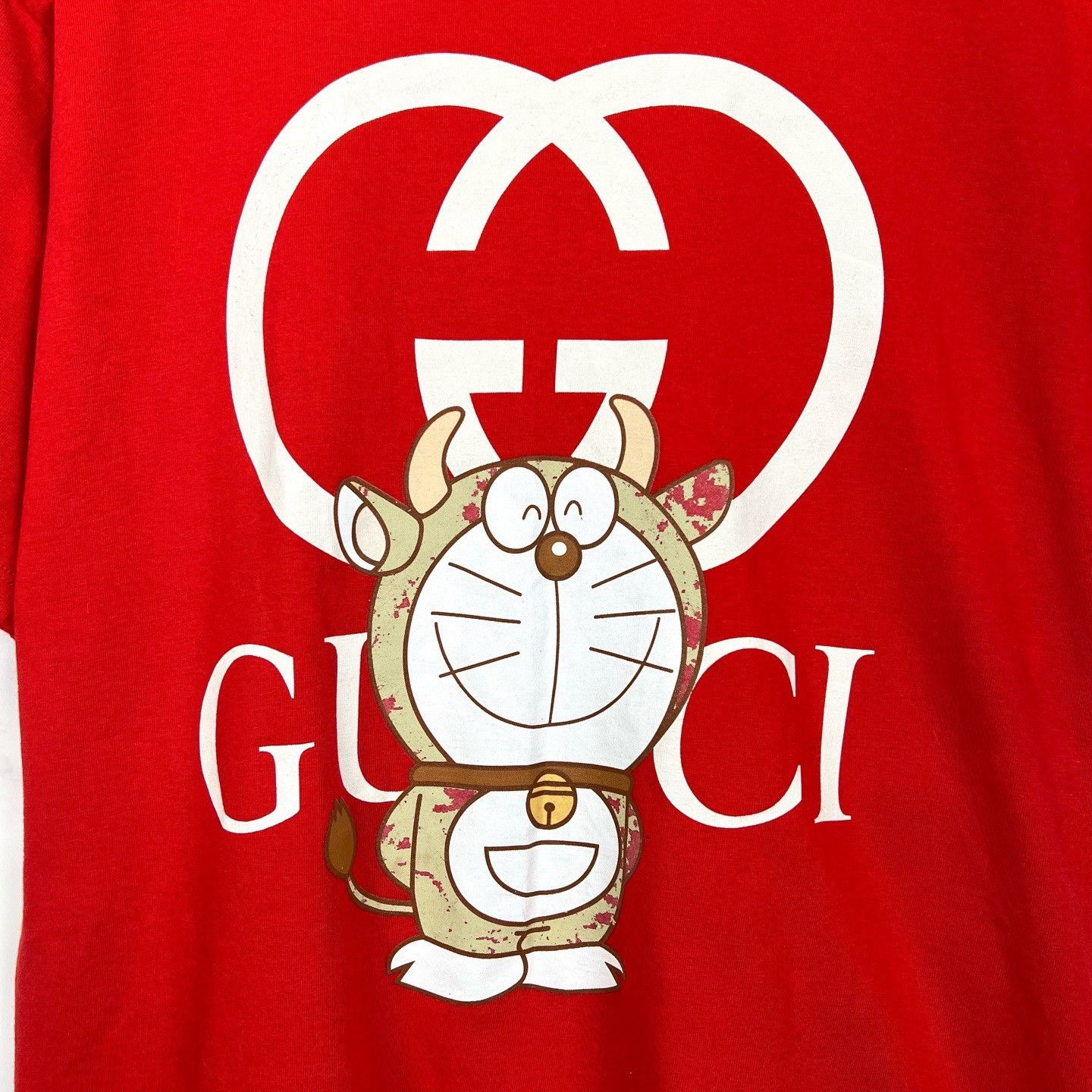 Gucci Gucci x Doraemon Red Loose Short-Sleeve Size XS / US 0-2 / IT 36-38 - 5 Thumbnail