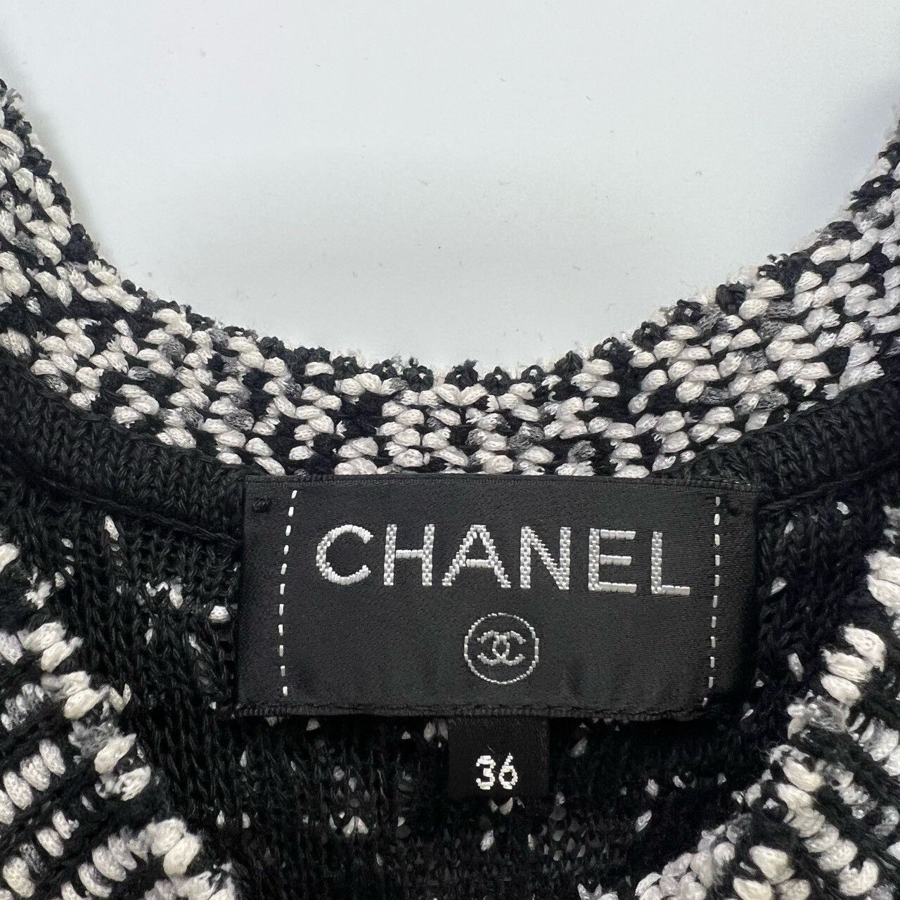 Chanel Chanel Double C Knit Batwing Short Sleeve Size XS / US 0-2 / IT 36-38 - 3 Thumbnail