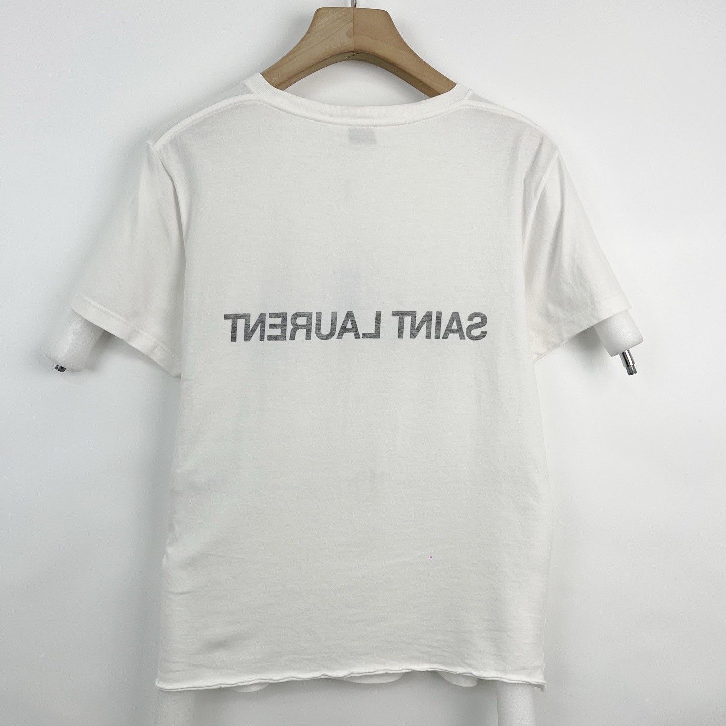 Saint Laurent Paris Saint Laurent SLP Logo Print T-Shirt Size S / US 4 / IT 40 - 4 Thumbnail
