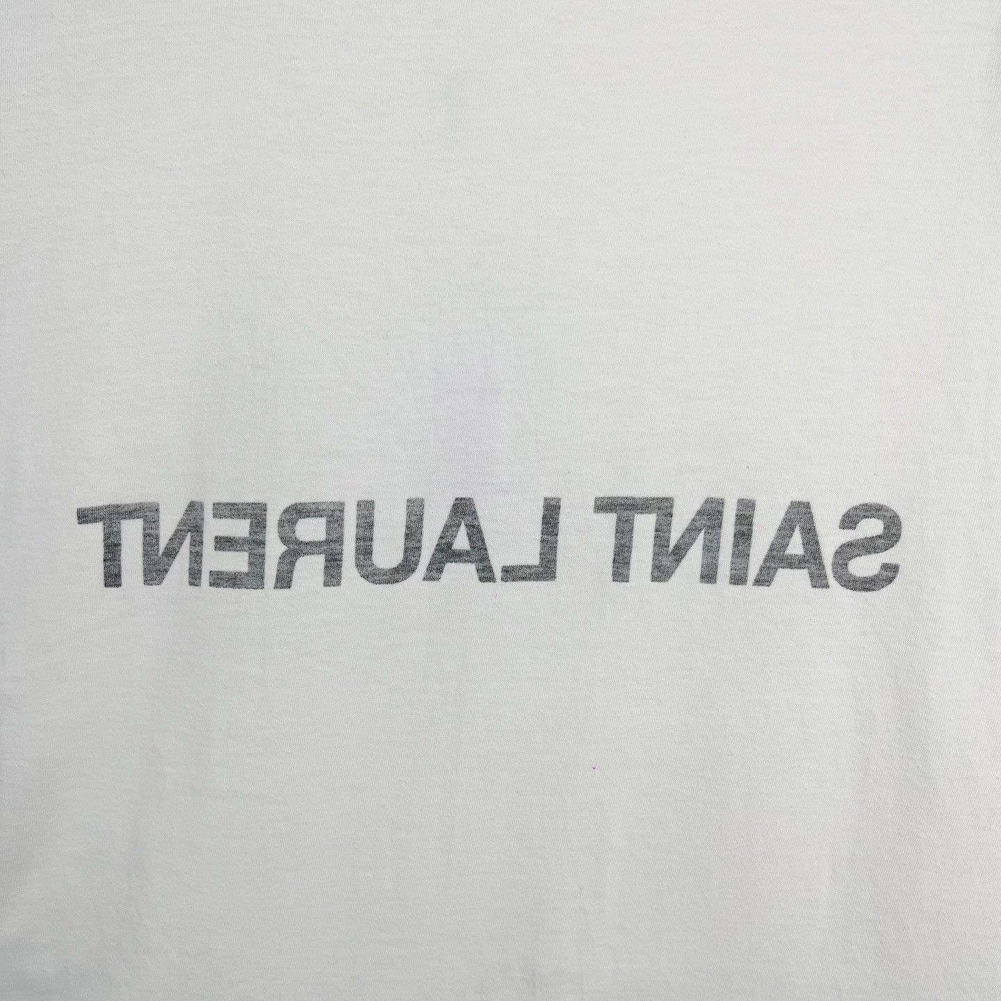 Saint Laurent Paris Saint Laurent SLP Logo Print T-Shirt Size S / US 4 / IT 40 - 6 Thumbnail