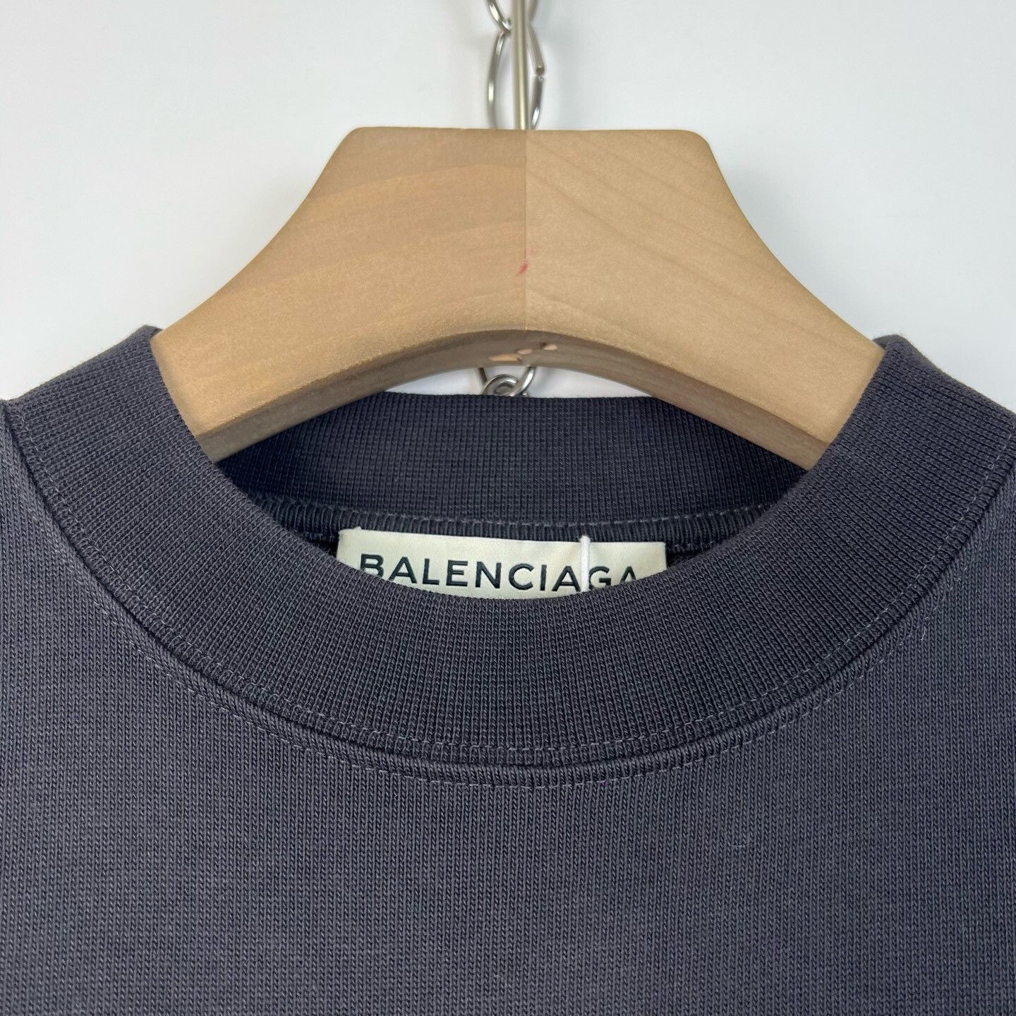 Balenciaga Balenciaga Black Asymmetrical Short Sleeve Size S / US 4 / IT 40 - 3 Thumbnail