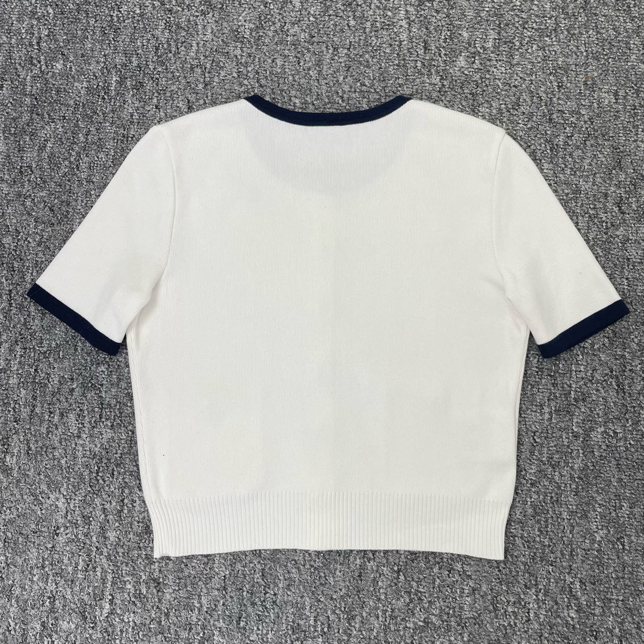 Miu Miu Miumiu Short-Sleeve Knit Cardigan Size S / US 4 / IT 40 - 2 Thumbnail