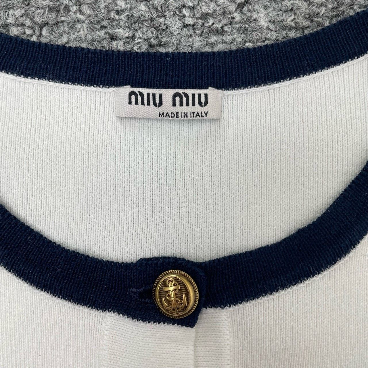 Miu Miu Miumiu Short-Sleeve Knit Cardigan Size S / US 4 / IT 40 - 3 Thumbnail