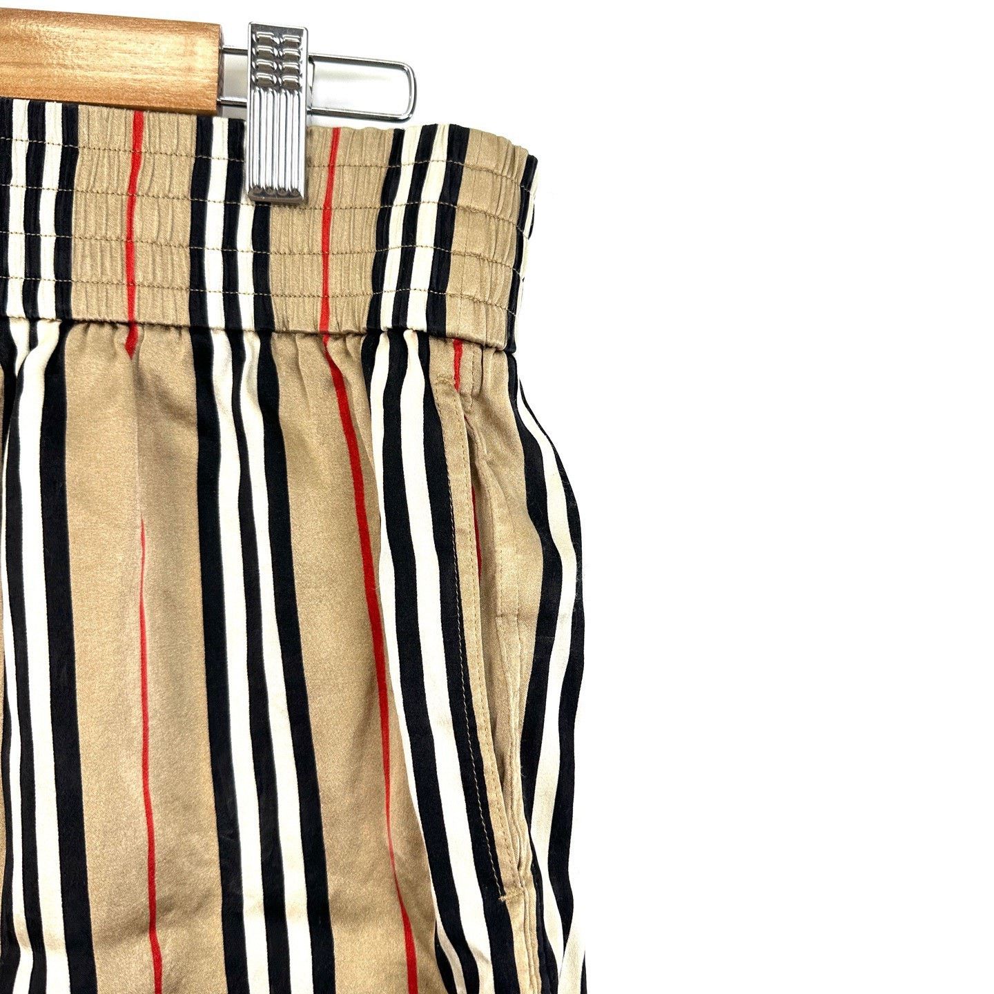 Burberry Burberry Striped Silk Casual Shorts Size 36" / US 14 / IT 50 - 5 Thumbnail