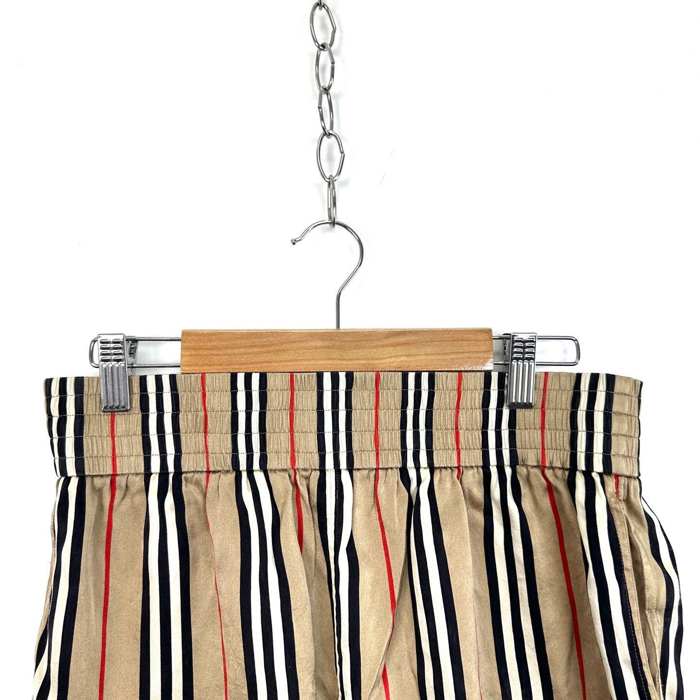 Burberry Burberry Striped Silk Casual Shorts Size 36" / US 14 / IT 50 - 3 Thumbnail