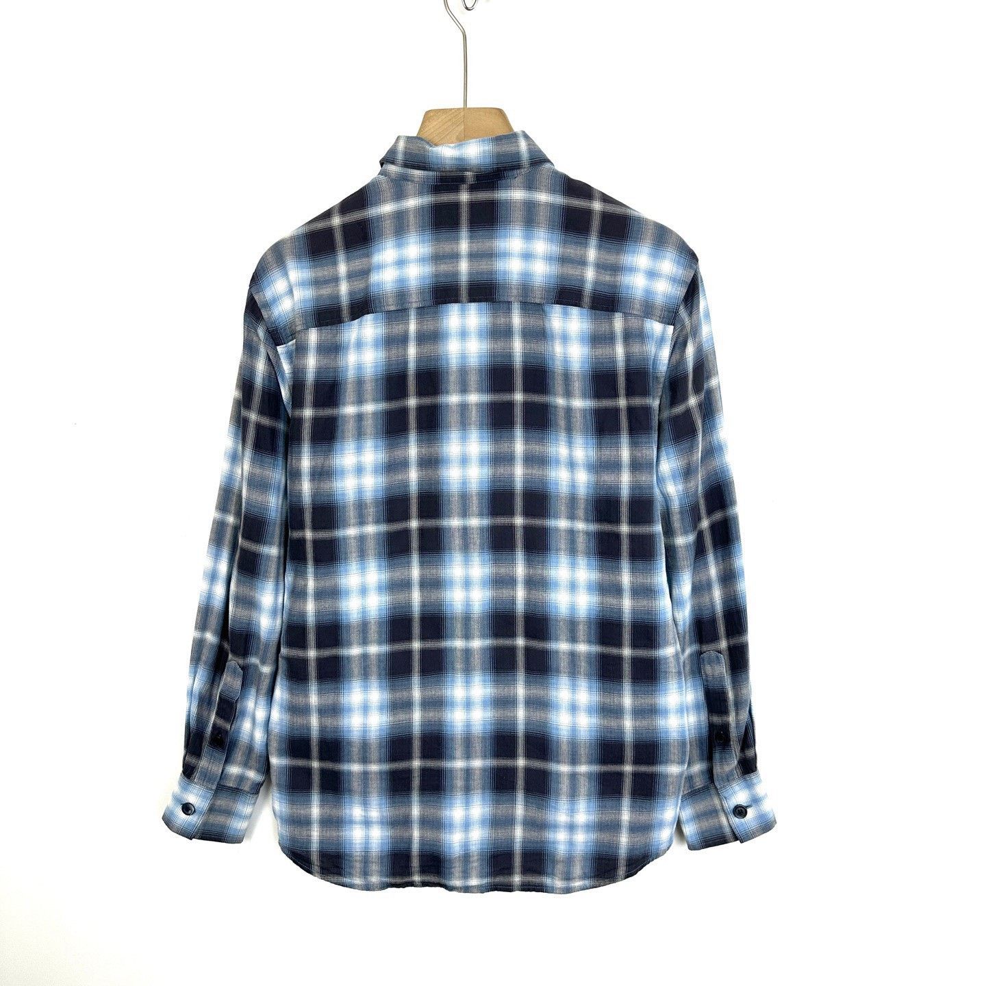 Burberry Burberry Blue Check Logo Long-Sleeve Shirt Size US S / EU 44-46 / 1 - 2 Thumbnail