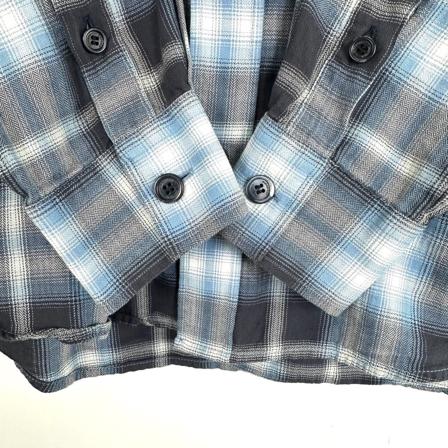Burberry Burberry Blue Check Logo Long-Sleeve Shirt Size US S / EU 44-46 / 1 - 5 Thumbnail
