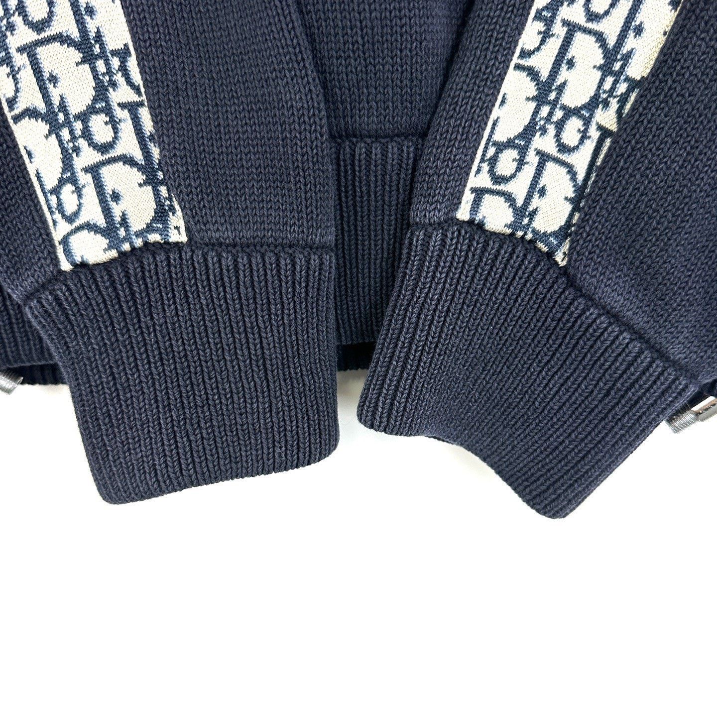 Dior Dior Black Side Panel Oblique Wool Knit Size S / US 4 / IT 40 - 6 Thumbnail