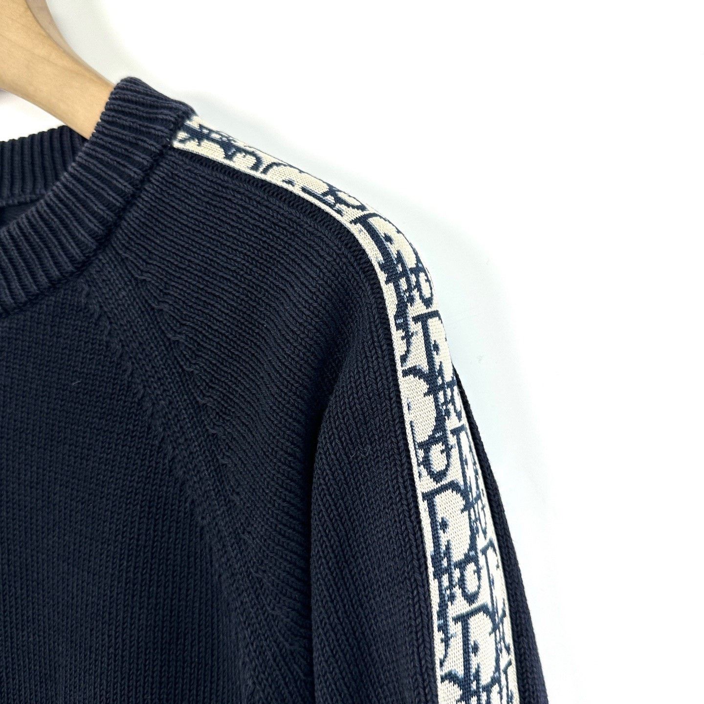 Dior Dior Black Side Panel Oblique Wool Knit Size S / US 4 / IT 40 - 5 Thumbnail