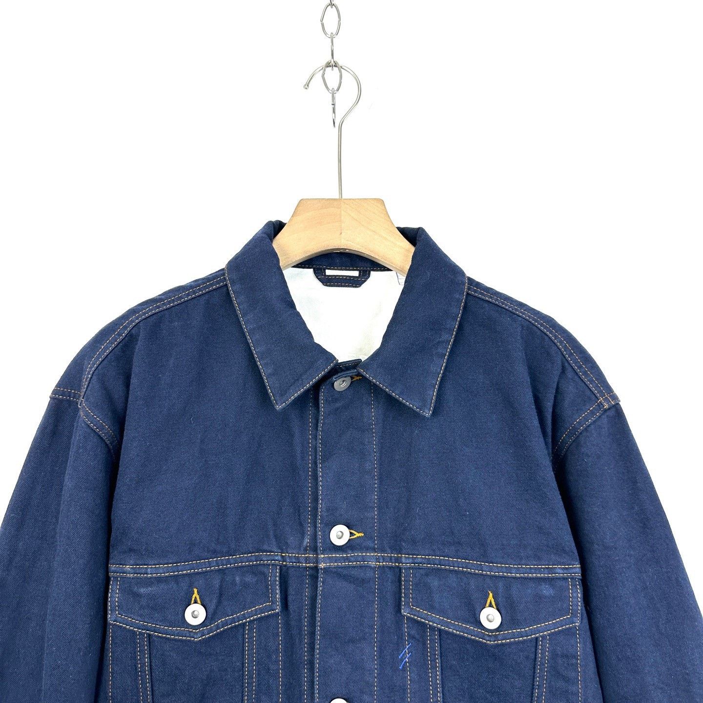 Burberry Burberry 24FW Blue Multi-Pocket Denim Jacket Size US L / EU 52-54 / 3 - 3 Thumbnail