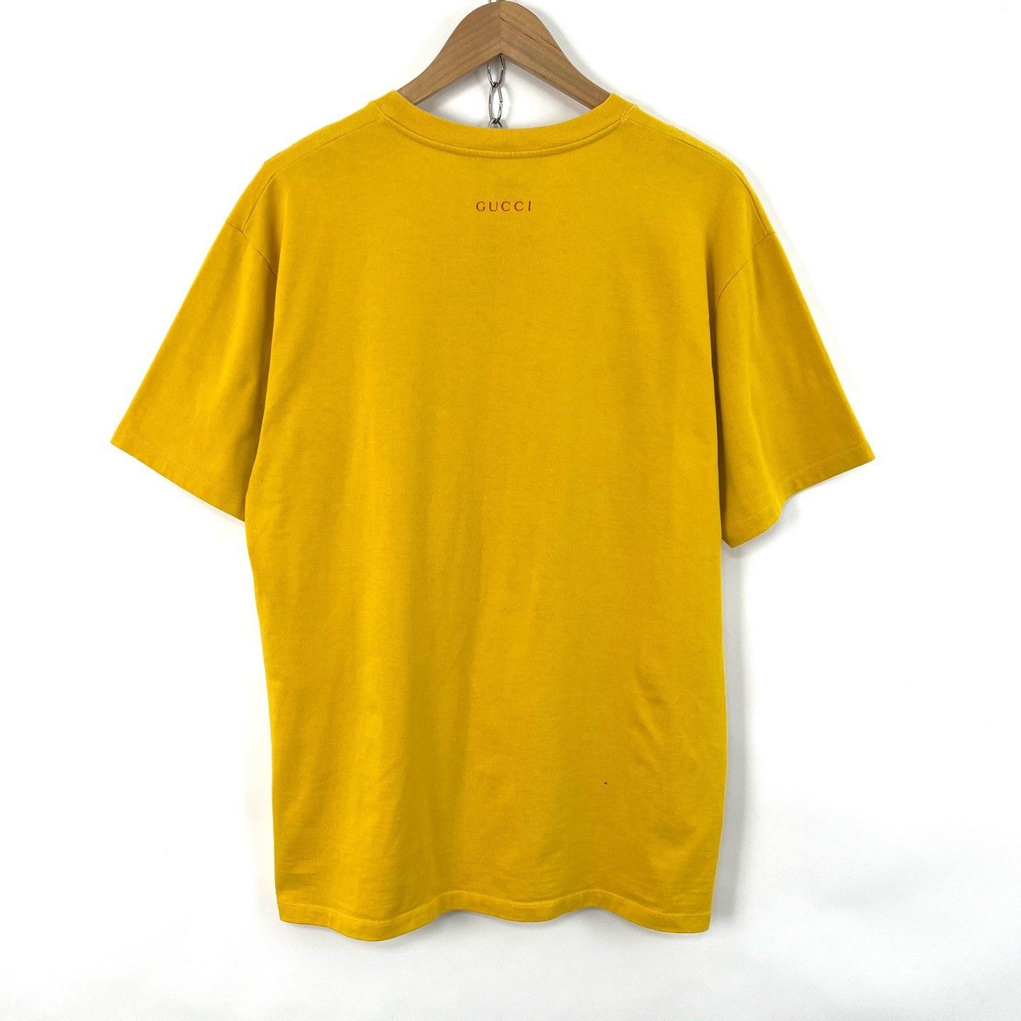Gucci Gucci Yellow Anchor Print Short Sleeve Size M / US 6-8 / IT 42-44 - 2 Thumbnail